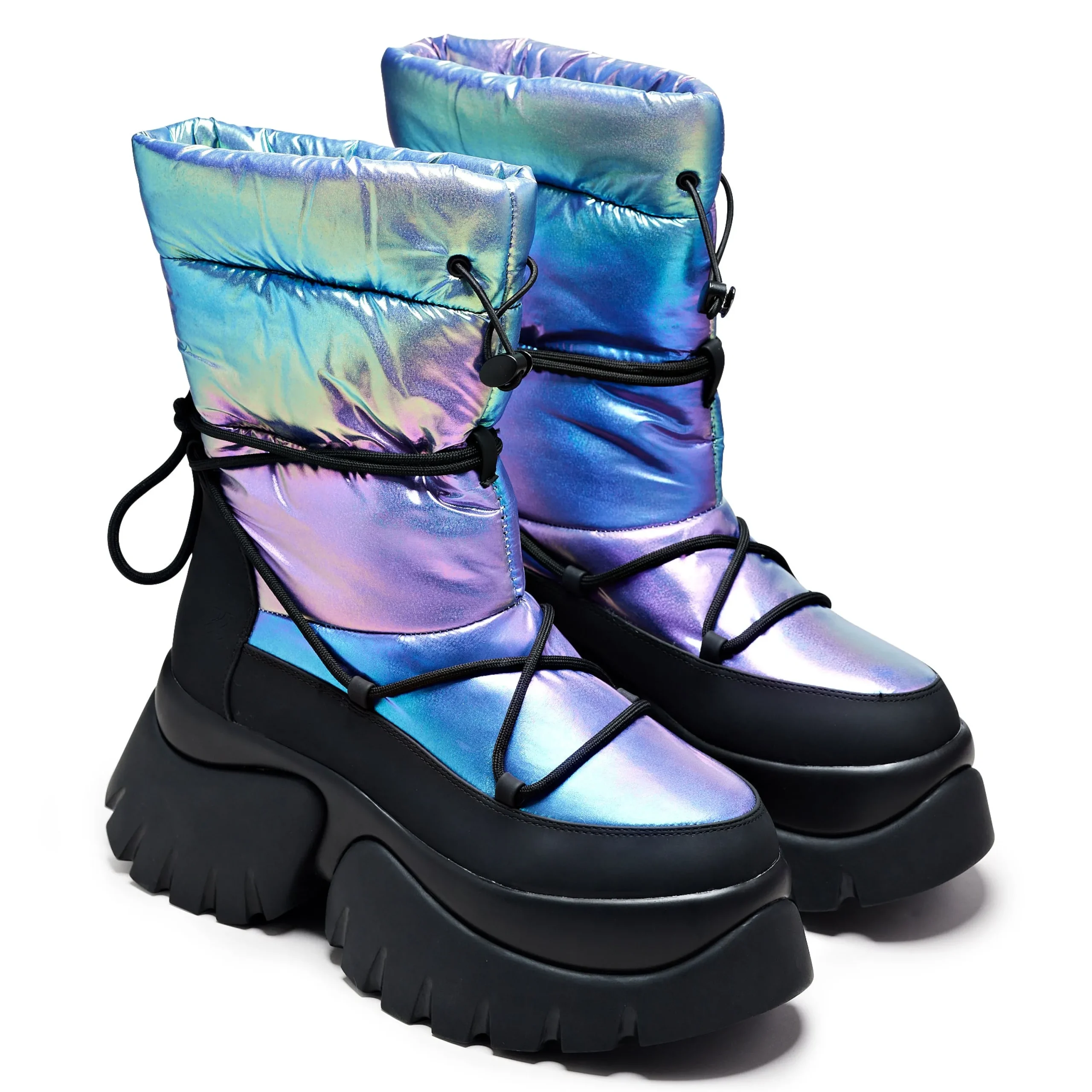 KOI footwear A Glass Mirage Snow Boots - Rainbow Multi Online