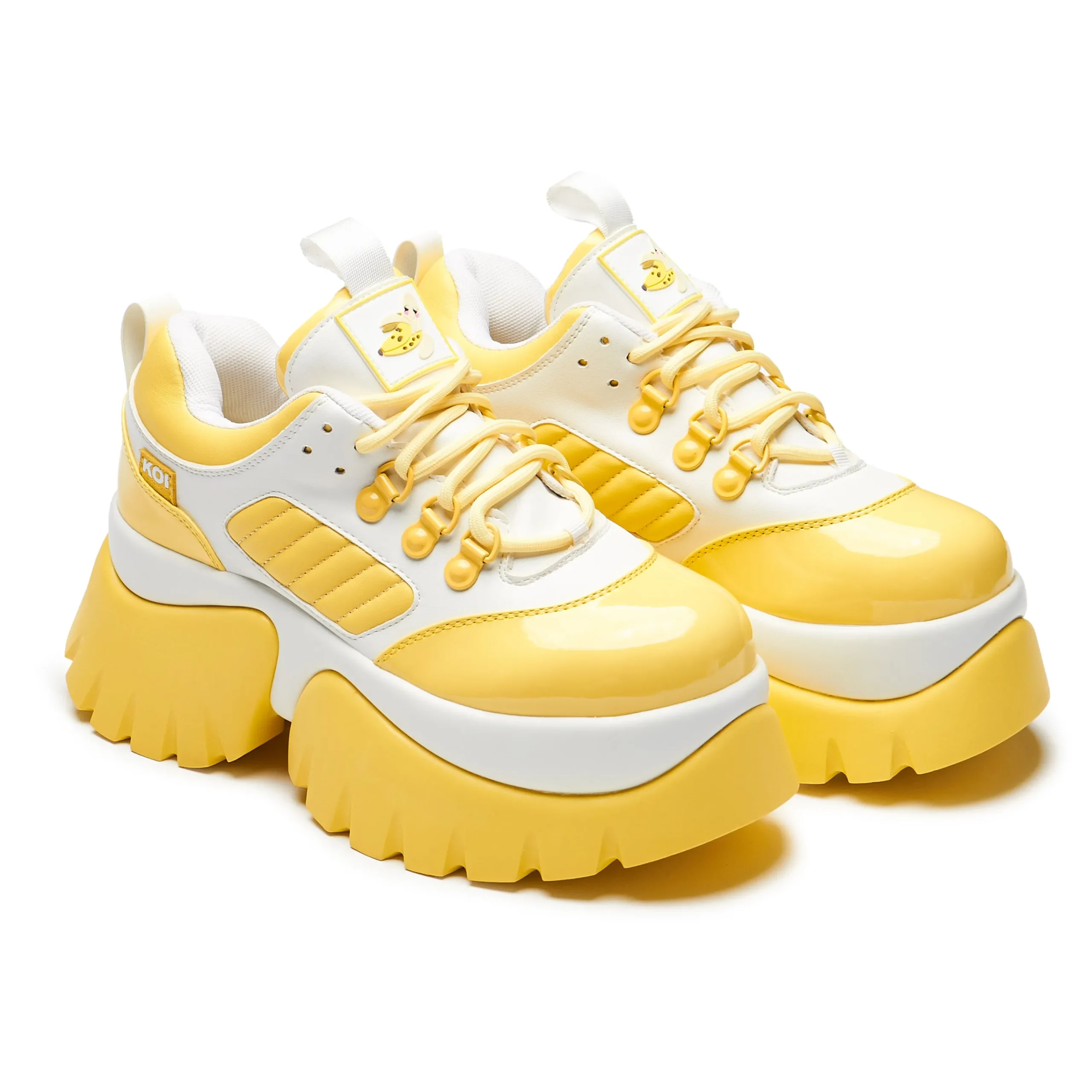 KOI footwear Banana Milkshake Trainers Yellow Best