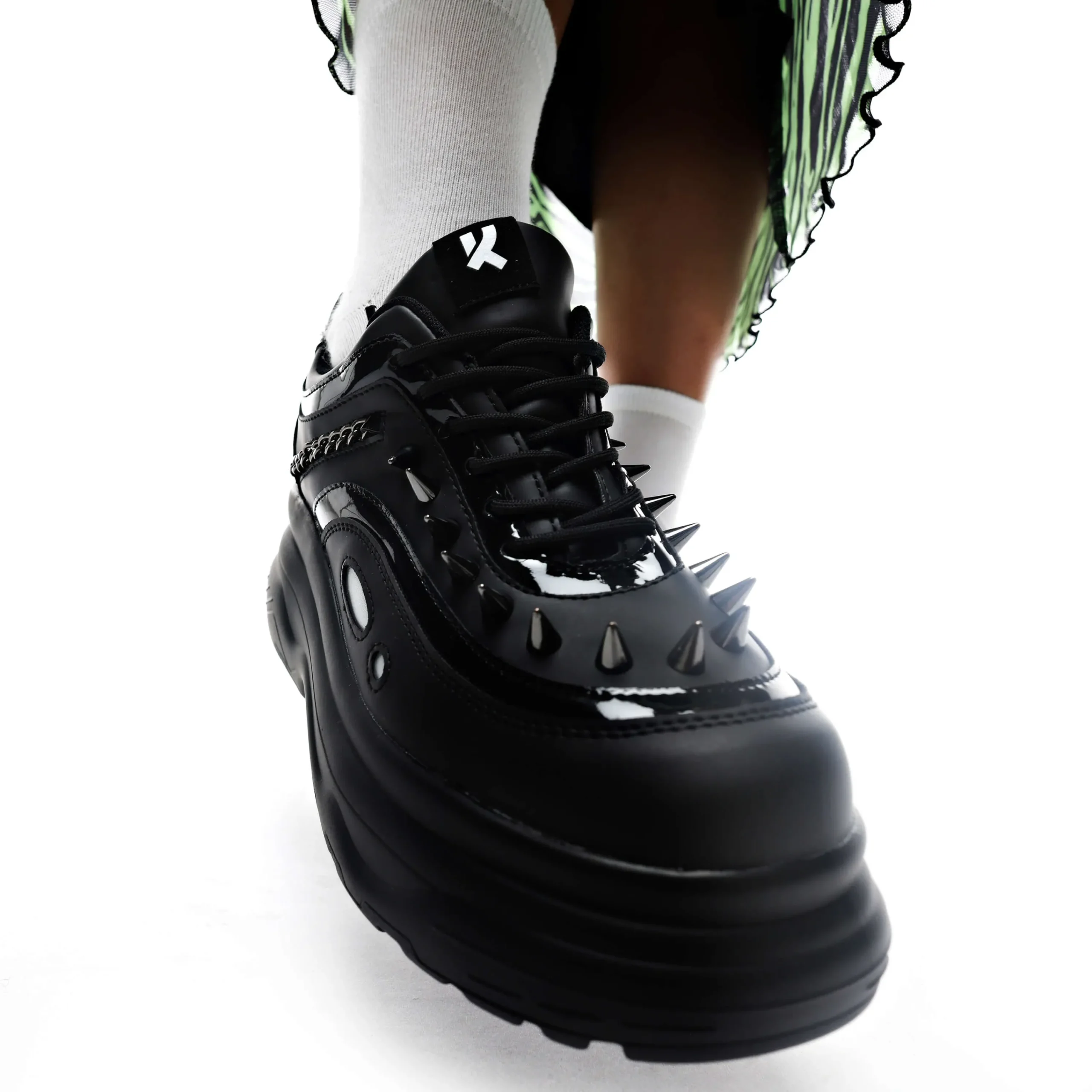 KOI footwear BANE OF EXILE TRAINERS Black Discount