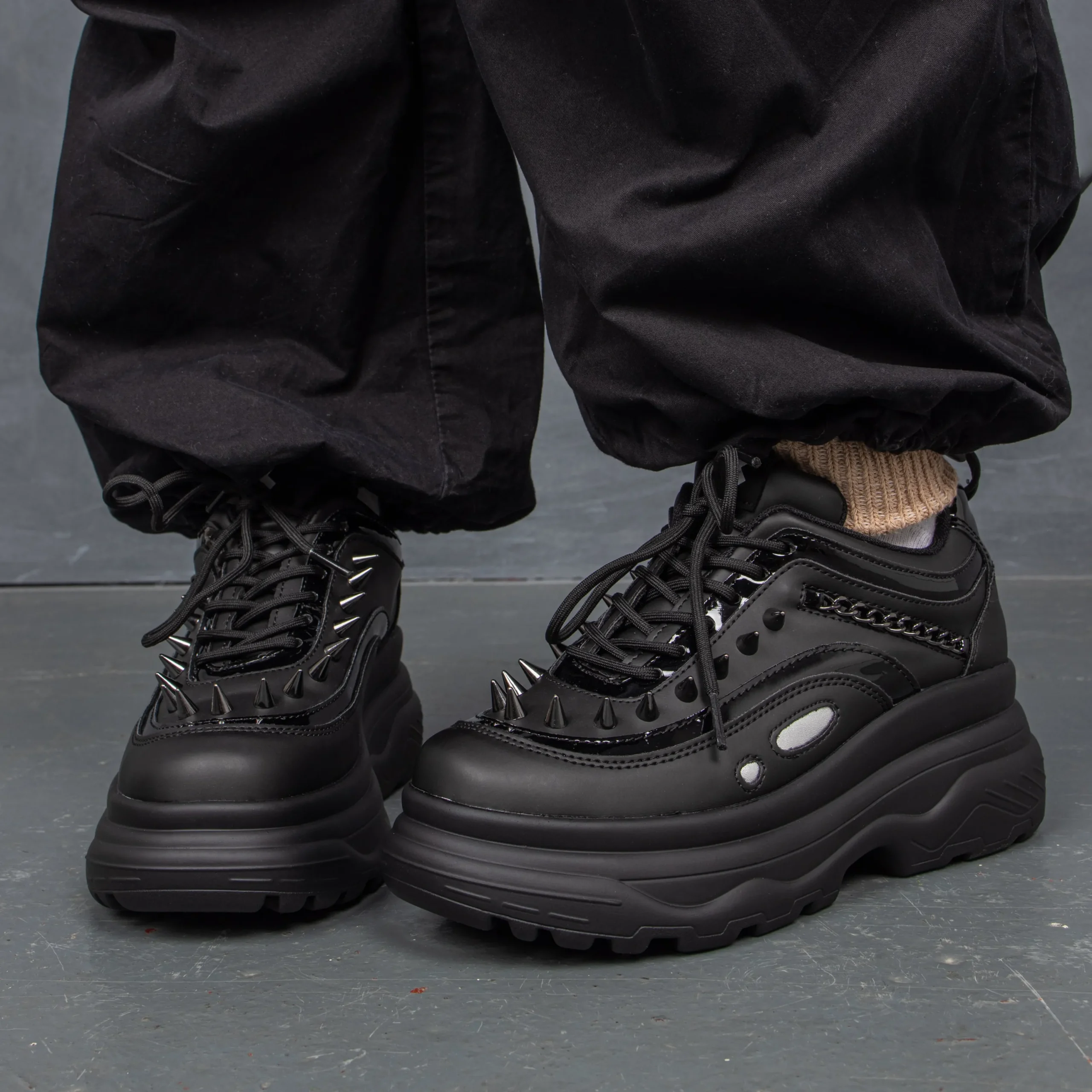 KOI footwear BANE OF EXILE TRAINERS Black Discount