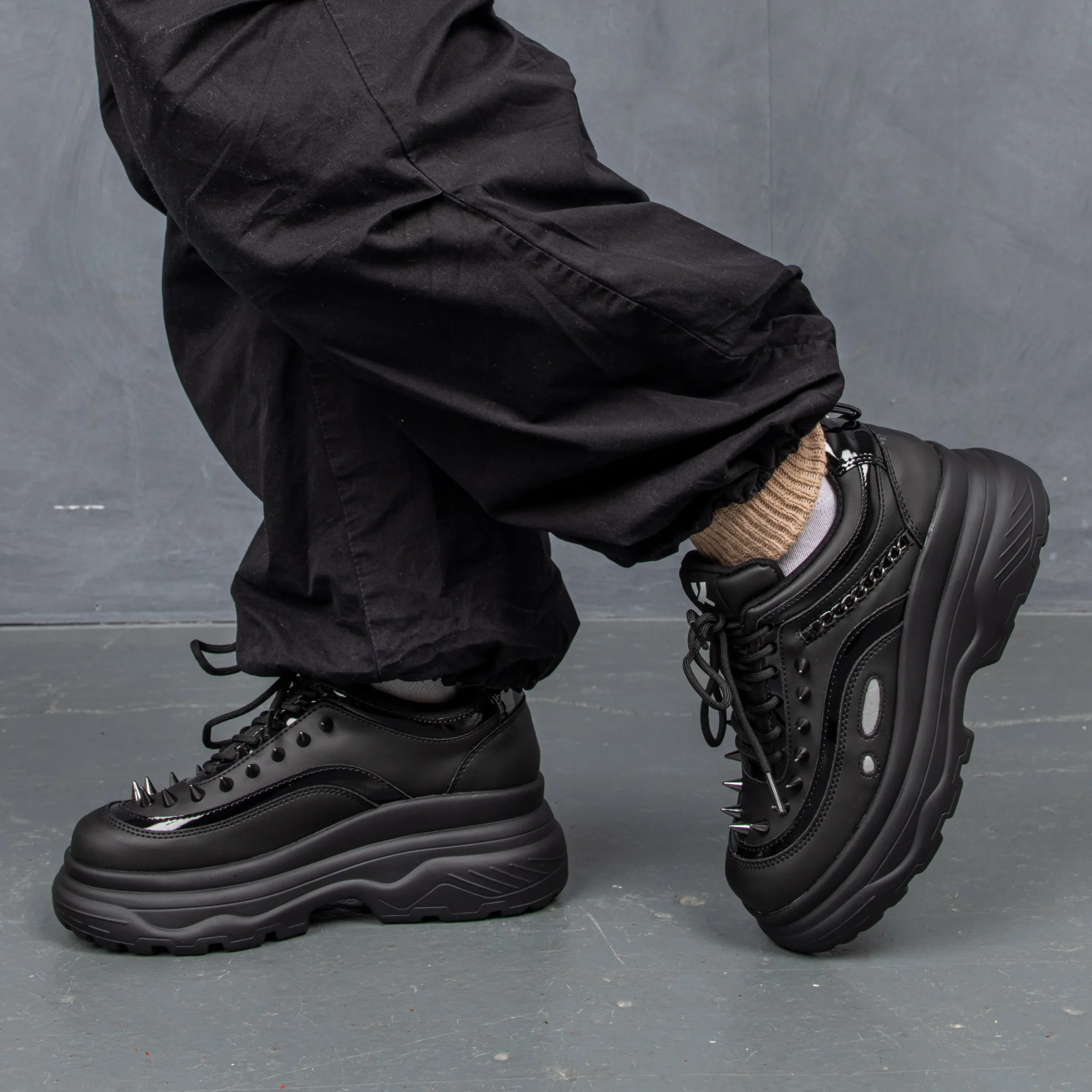 KOI footwear BANE OF EXILE TRAINERS Black Discount