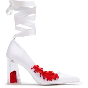 KOI footwear Bella’s Nightmare Rose Heels - Pearl White Best