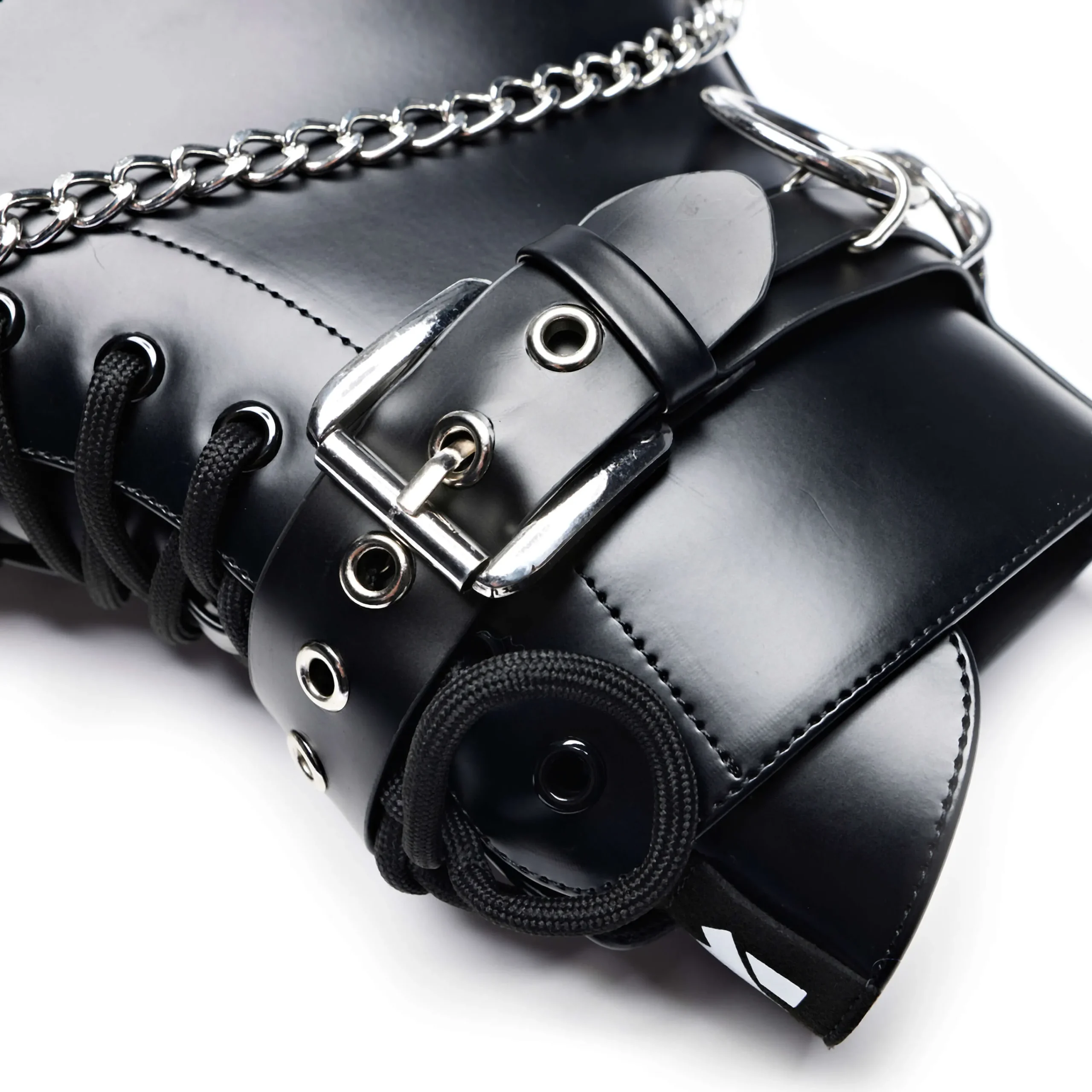 KOI footwear Borin Men's Hardware Platform Boots Black Sale