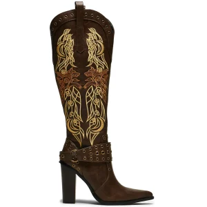 KOI footwear Children Of The Moon Cowboy Boots - Brown Shop