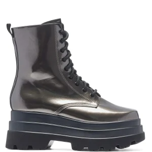 KOI footwear Deathwatch Trident Platform Boots - Static Grey Online