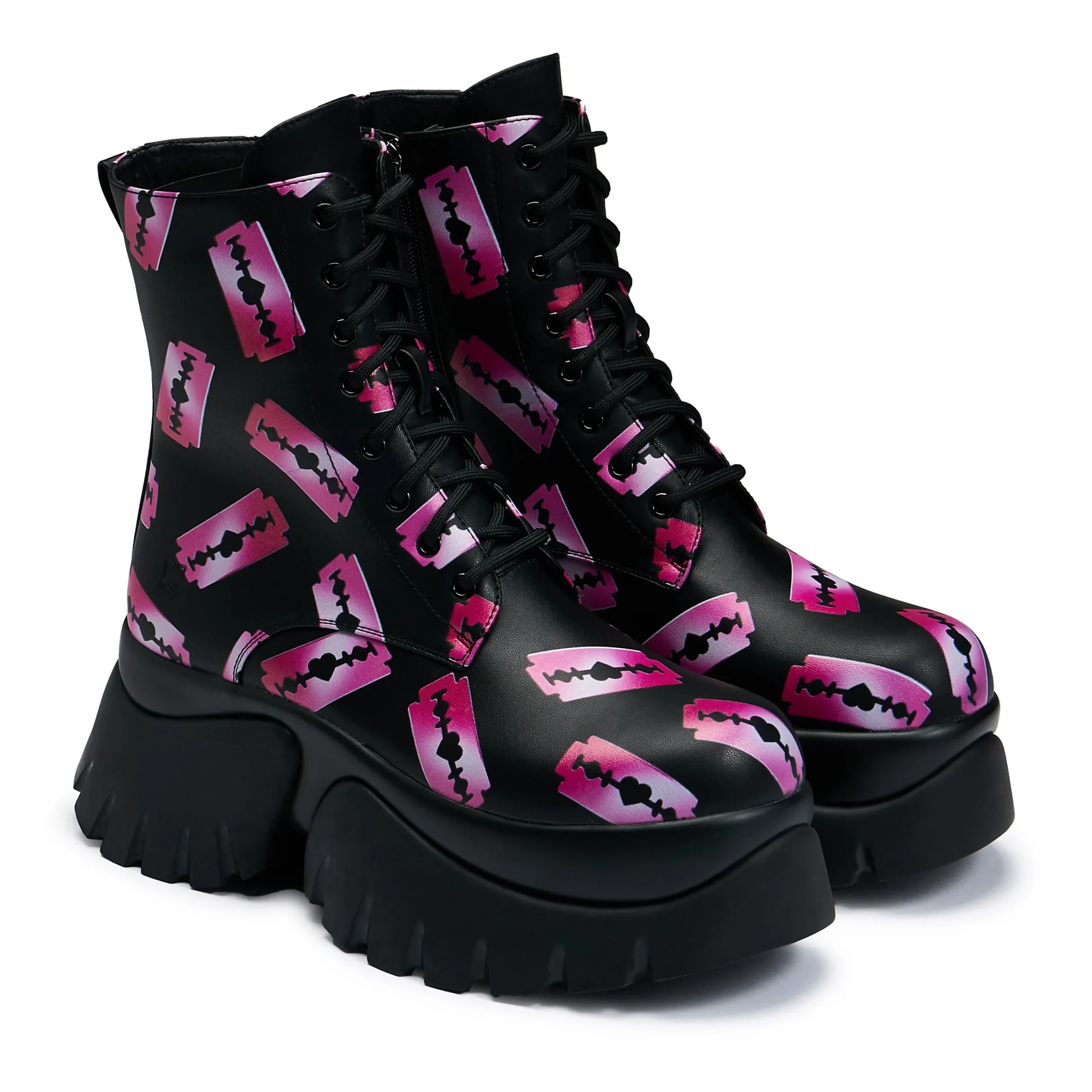 KOI footwear Edge of Utopia Monster Platform Boots Black Online