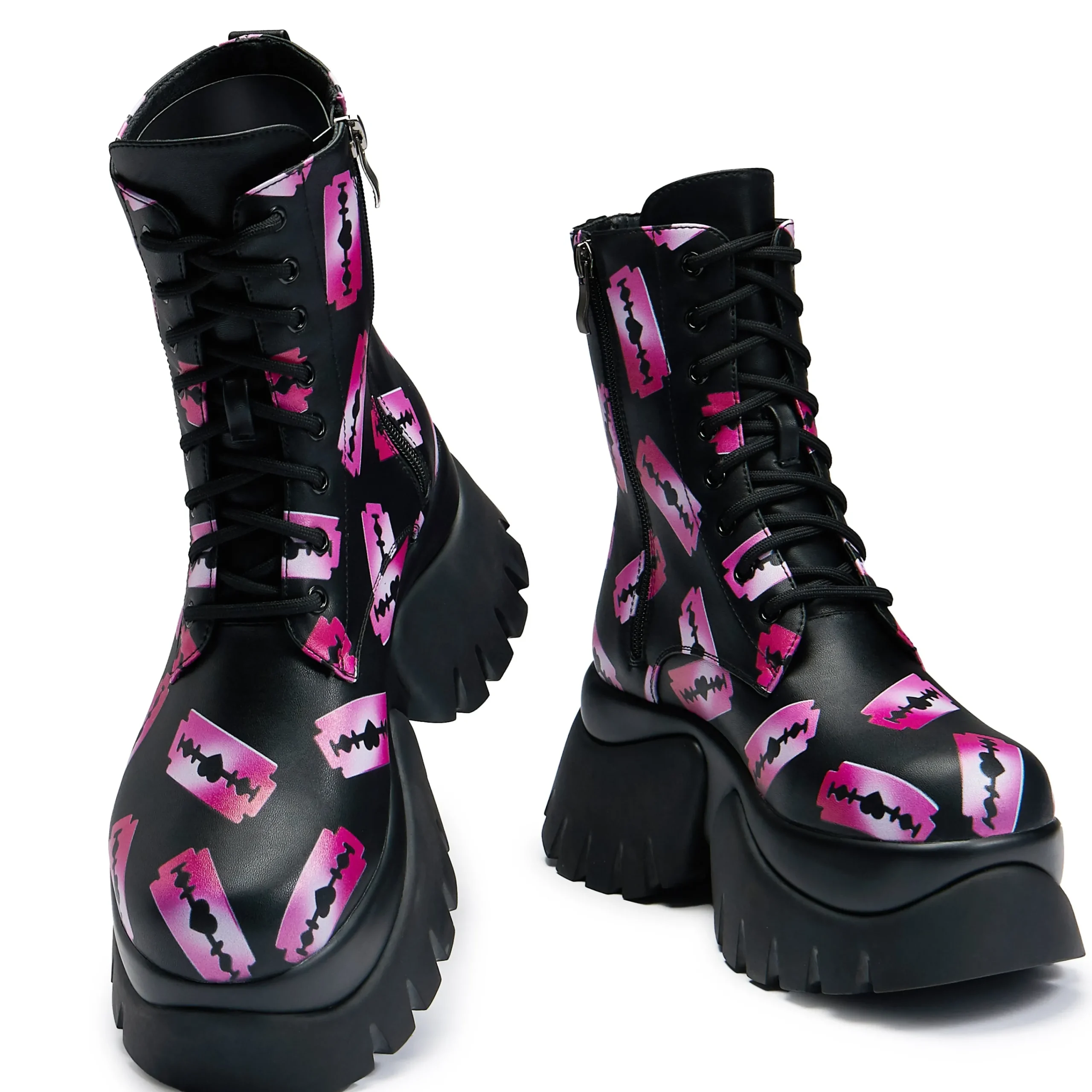 KOI footwear Edge of Utopia Monster Platform Boots Black Online