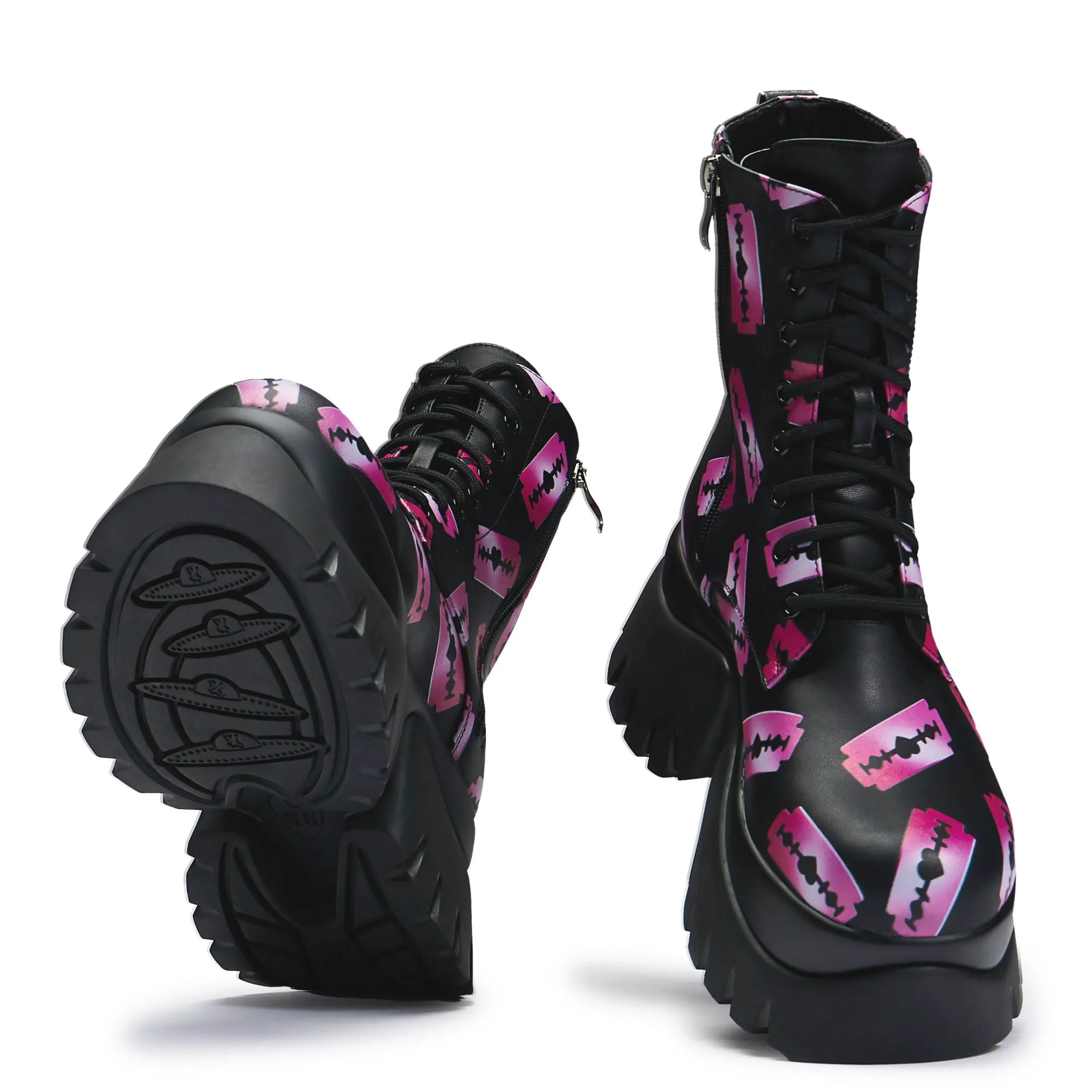 KOI footwear Edge of Utopia Monster Platform Boots Black Online