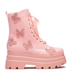KOI footwear Good Fairy Queen Butterfly Boots - Pink Discount