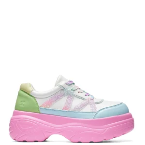 KOI footwear Gummy Glow Worm Chunky Trainers - Multi Flash Sale