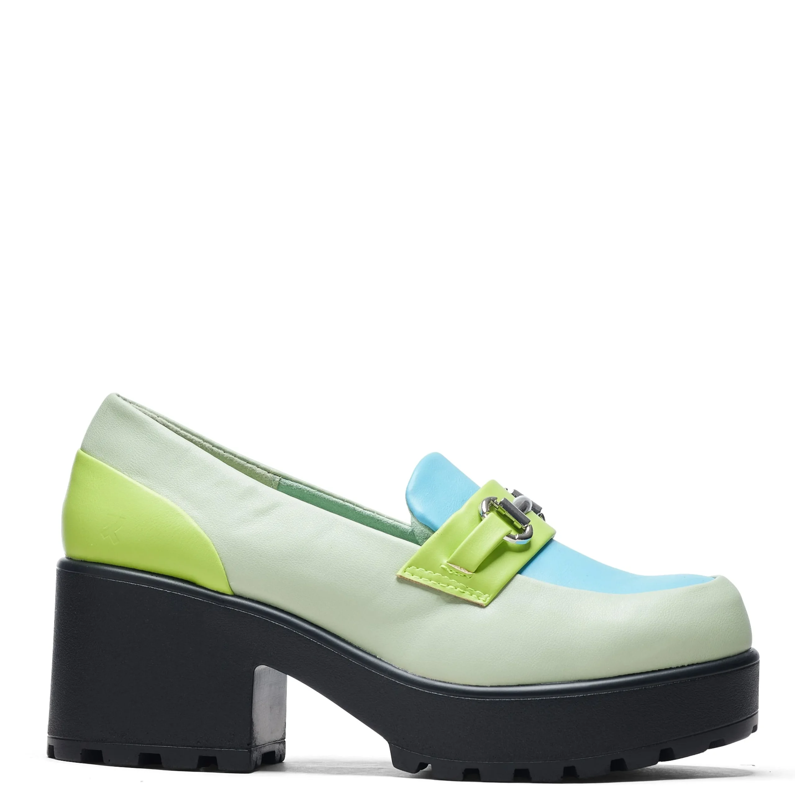 KOI footwear High Class Chunky Shoes - Mint Pastel Green Fashion