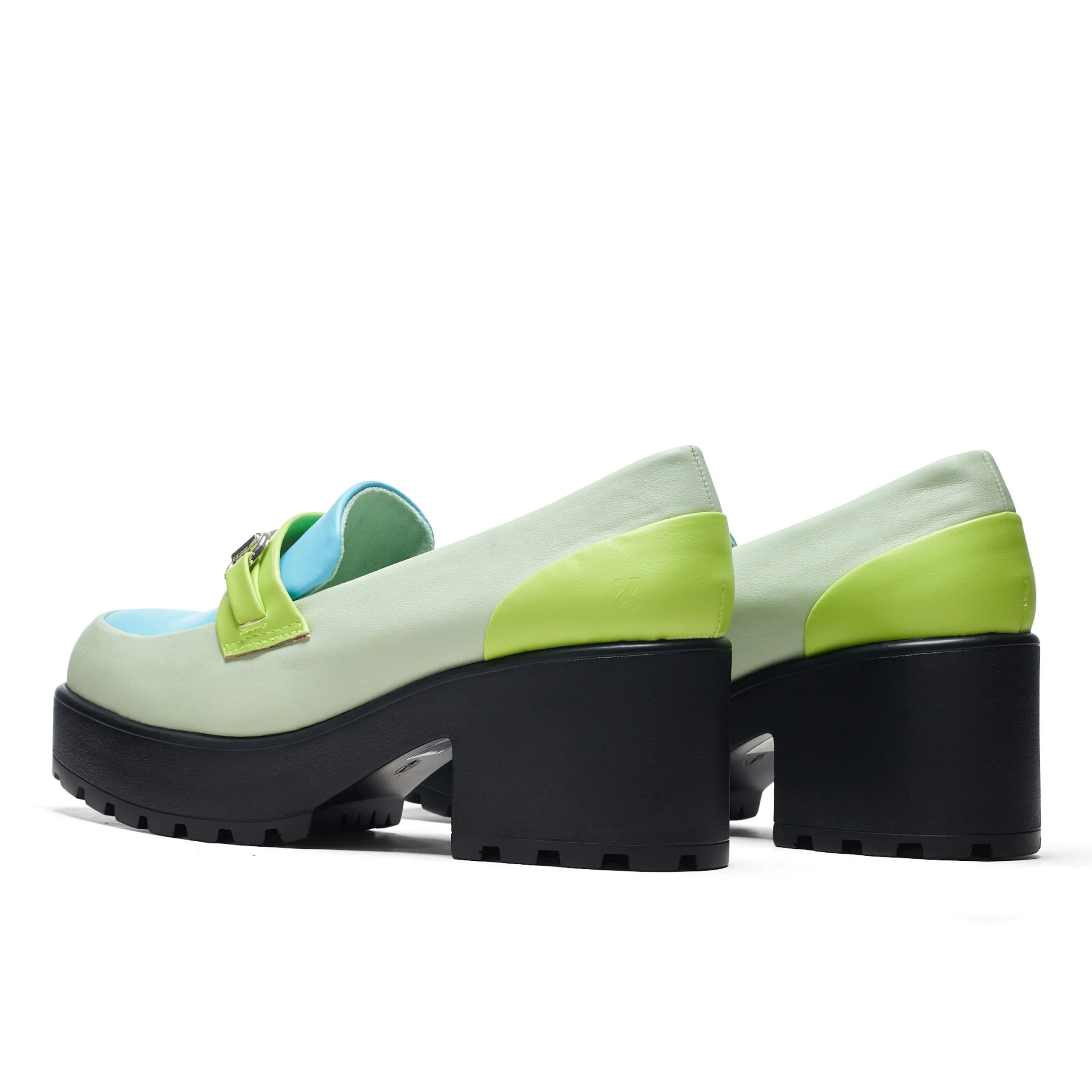 KOI footwear High Class Chunky Shoes - Mint Pastel Green Fashion
