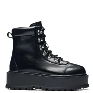 KOI footwear HYDRA All Matrix Platform Boots Black Fashion