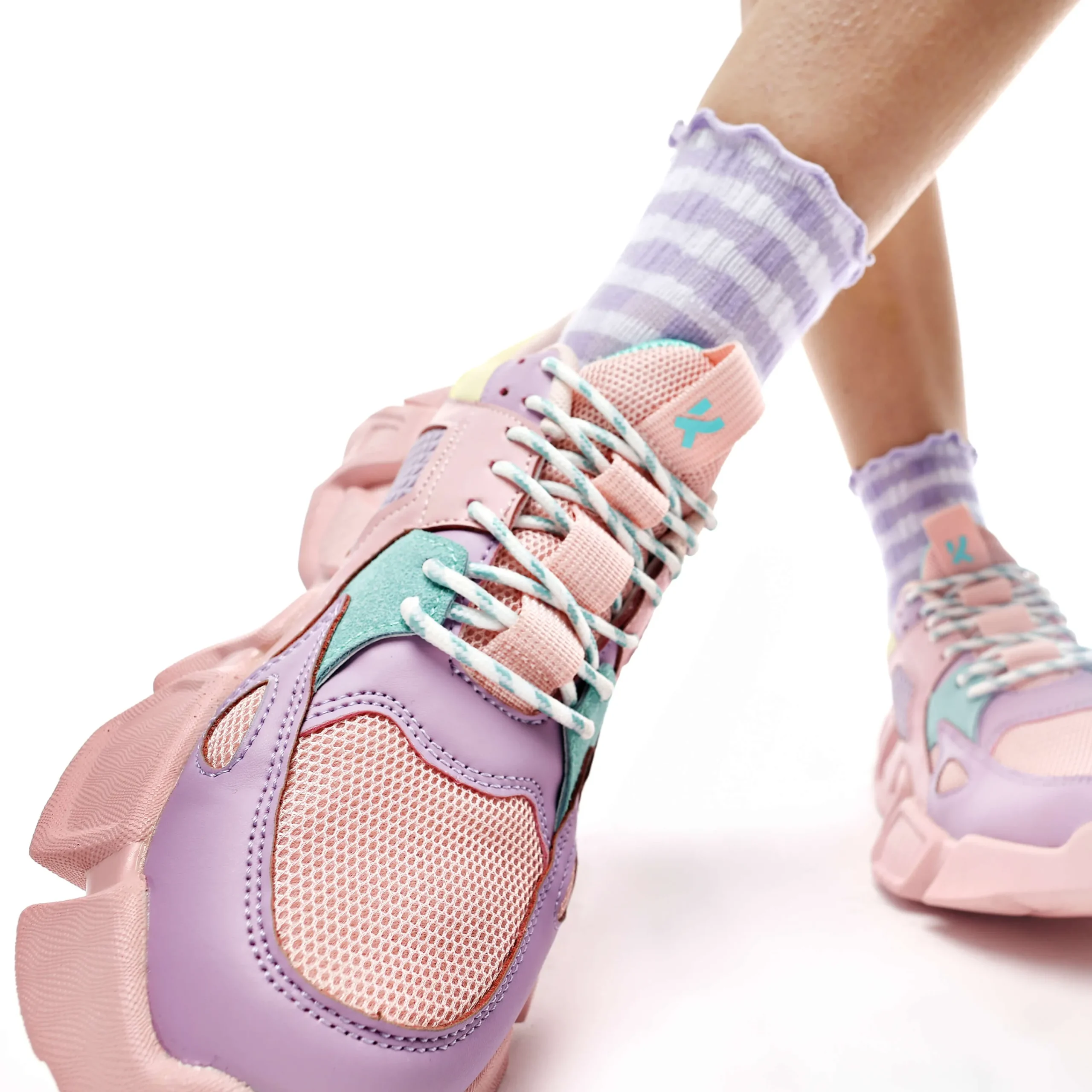 KOI footwear Ice Cream Beast Pastel Multi Trainers Pink Best Sale