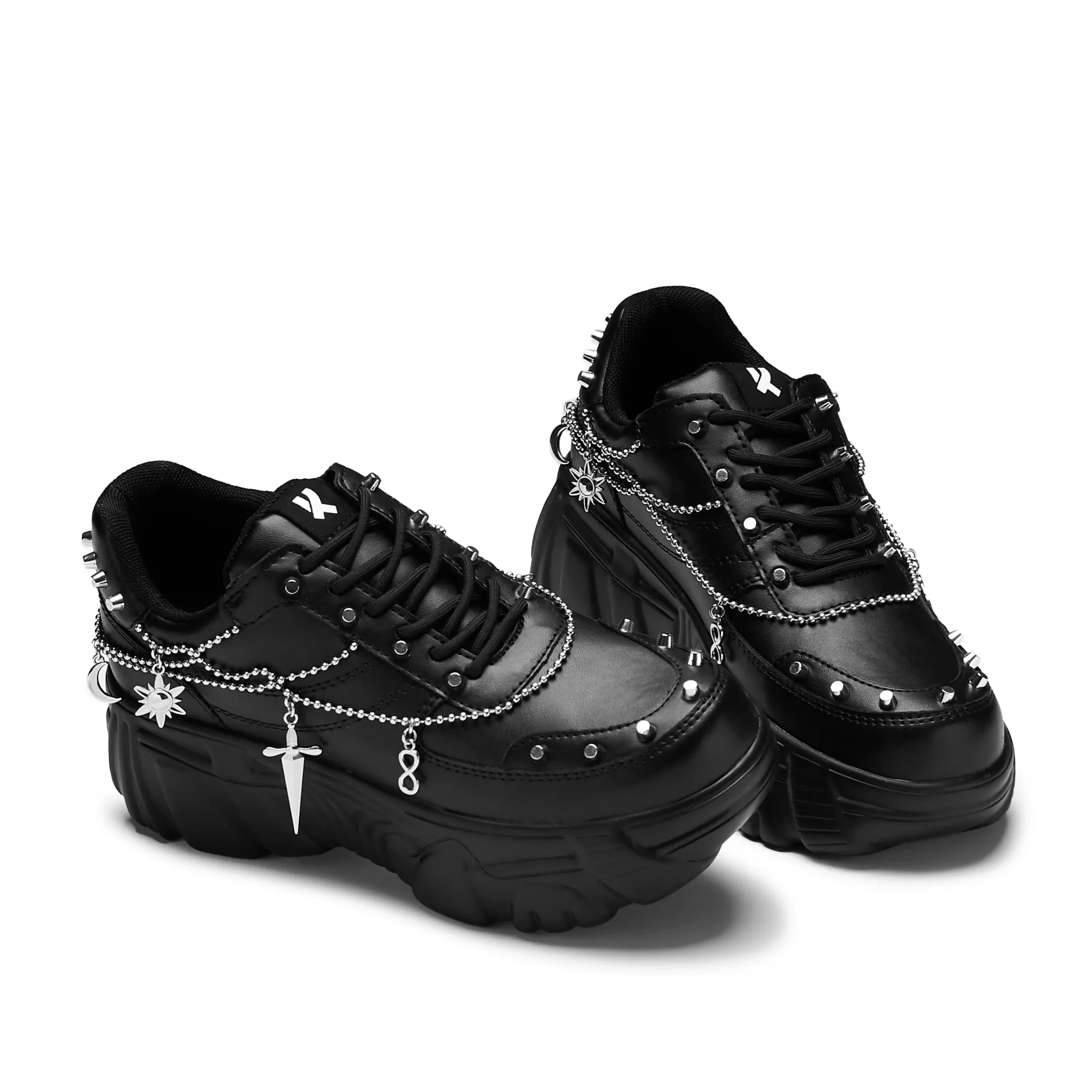 KOI footwear Jinx Men's Mystic Charm Trainers Black Discount