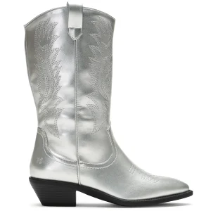 KOI footwear Lawless Cowboy Boots - Silver Cheap