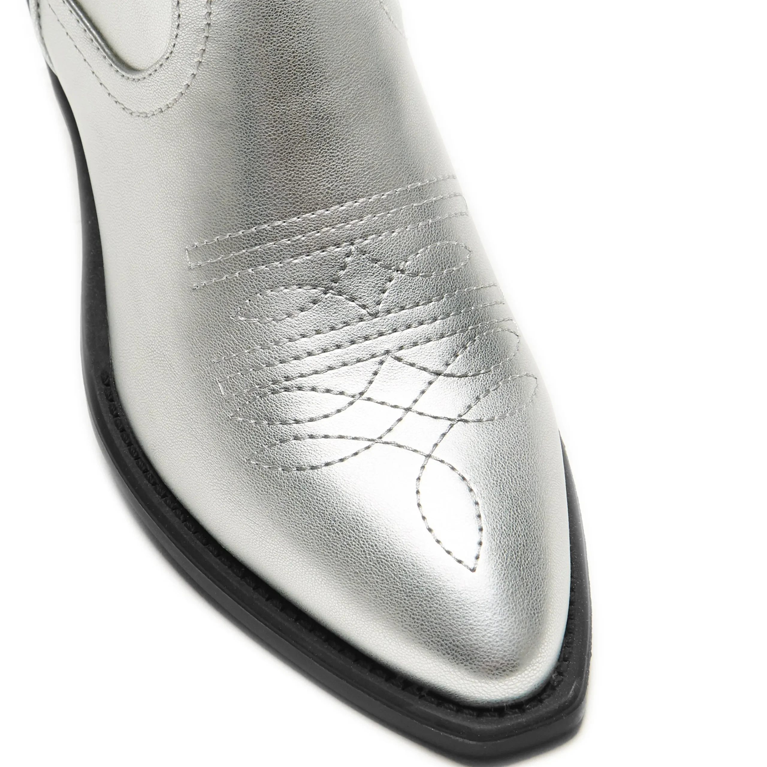 KOI footwear Lawless Cowboy Boots - Silver Cheap