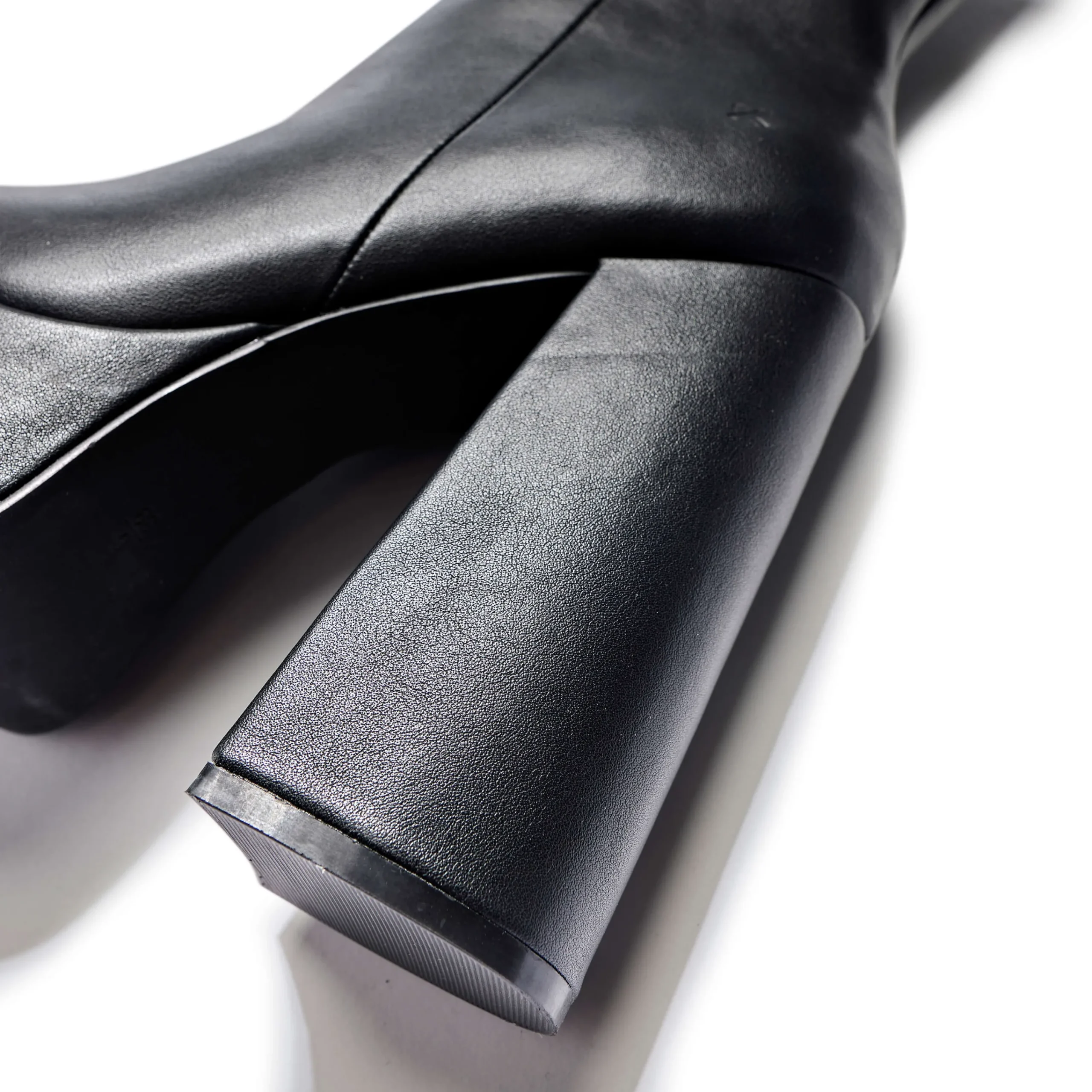 KOI footwear Lexus Platform Heeled Boots Black Cheap