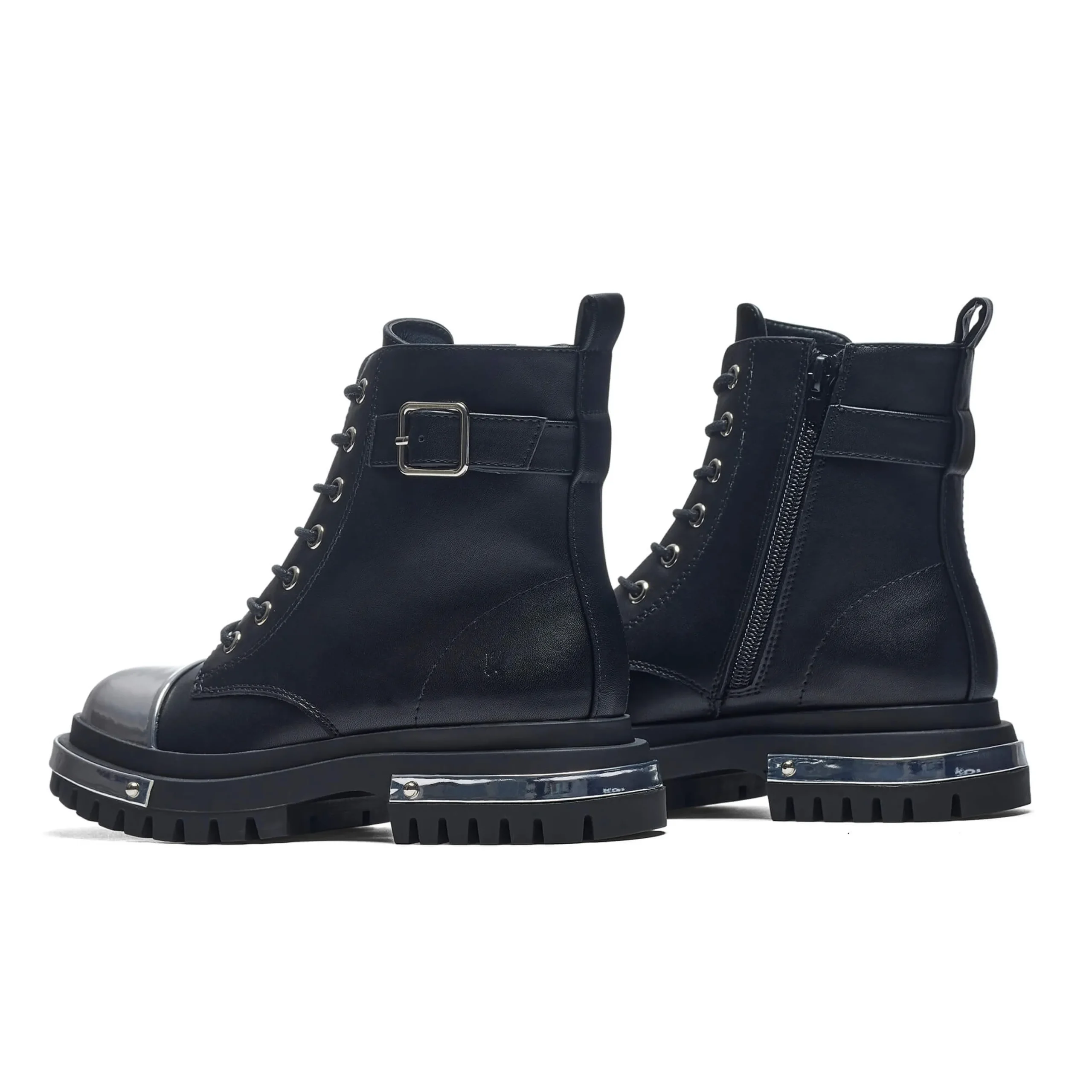 KOI footwear Lil’ Borin Hardware Boots Black Clearance