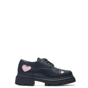 KOI footwear Lil’ Tennin Heart Shoes Black Best