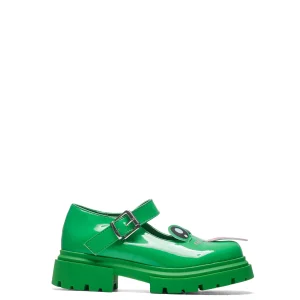 KOI footwear Lil’ Tira Cheeky Frog Mary Janes Green Store