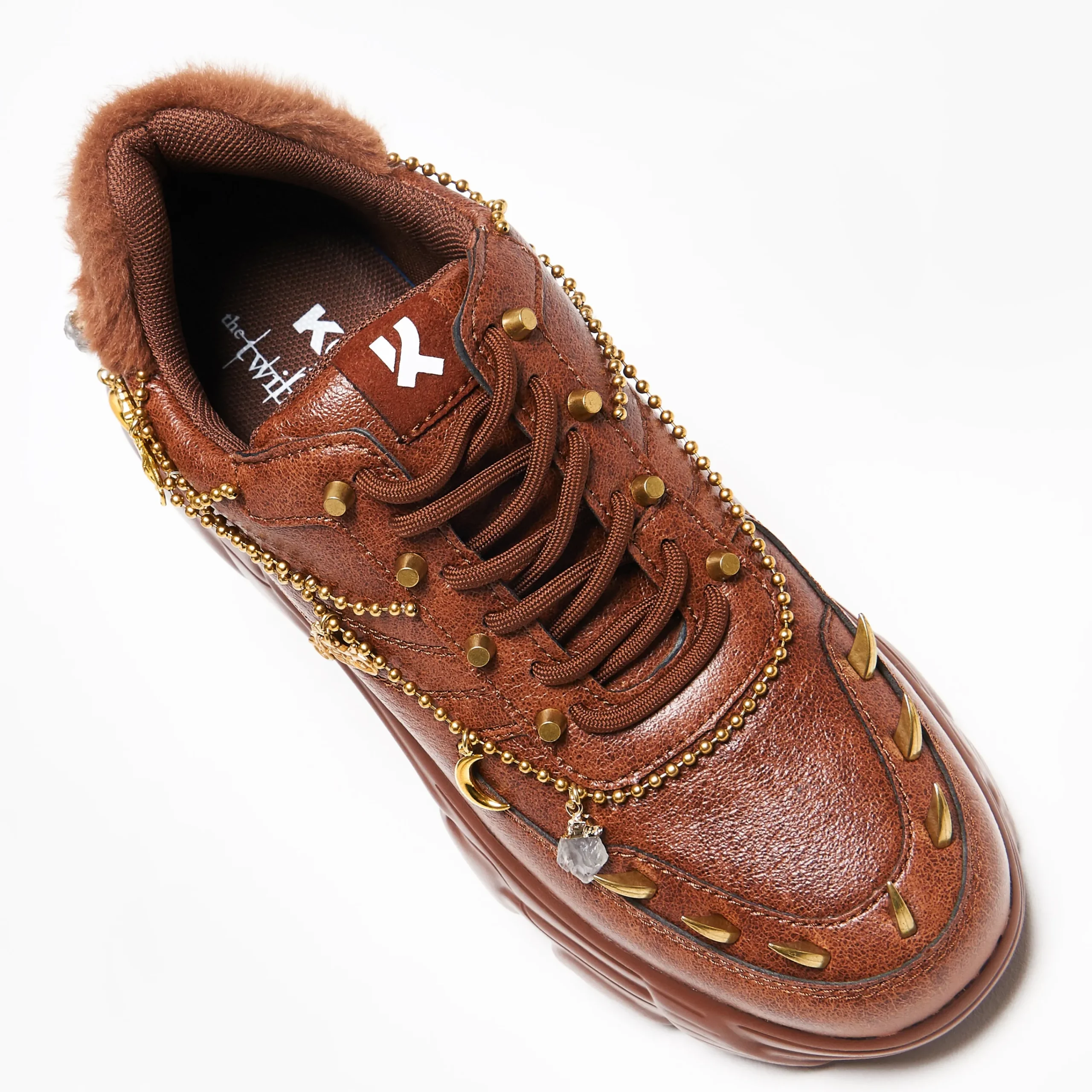 KOI footwear Loca Jinx Charm Trainers - Brown Discount