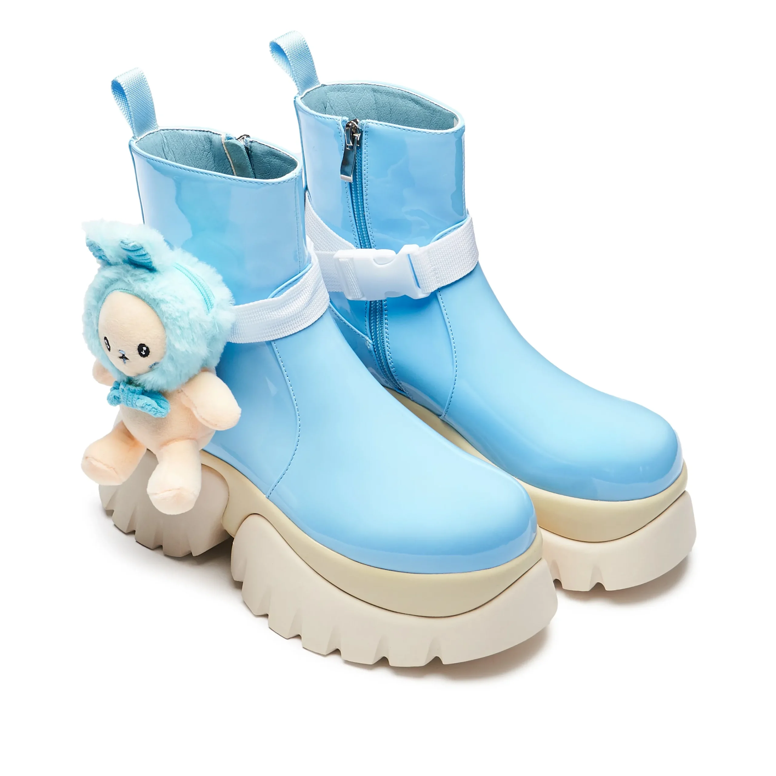 KOI footwear My Melody Vilun Platform Boots Blue Flash Sale