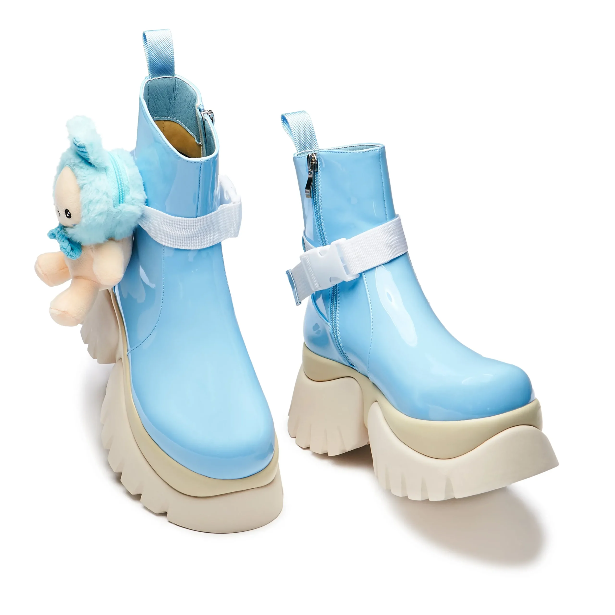 KOI footwear My Melody Vilun Platform Boots Blue Flash Sale