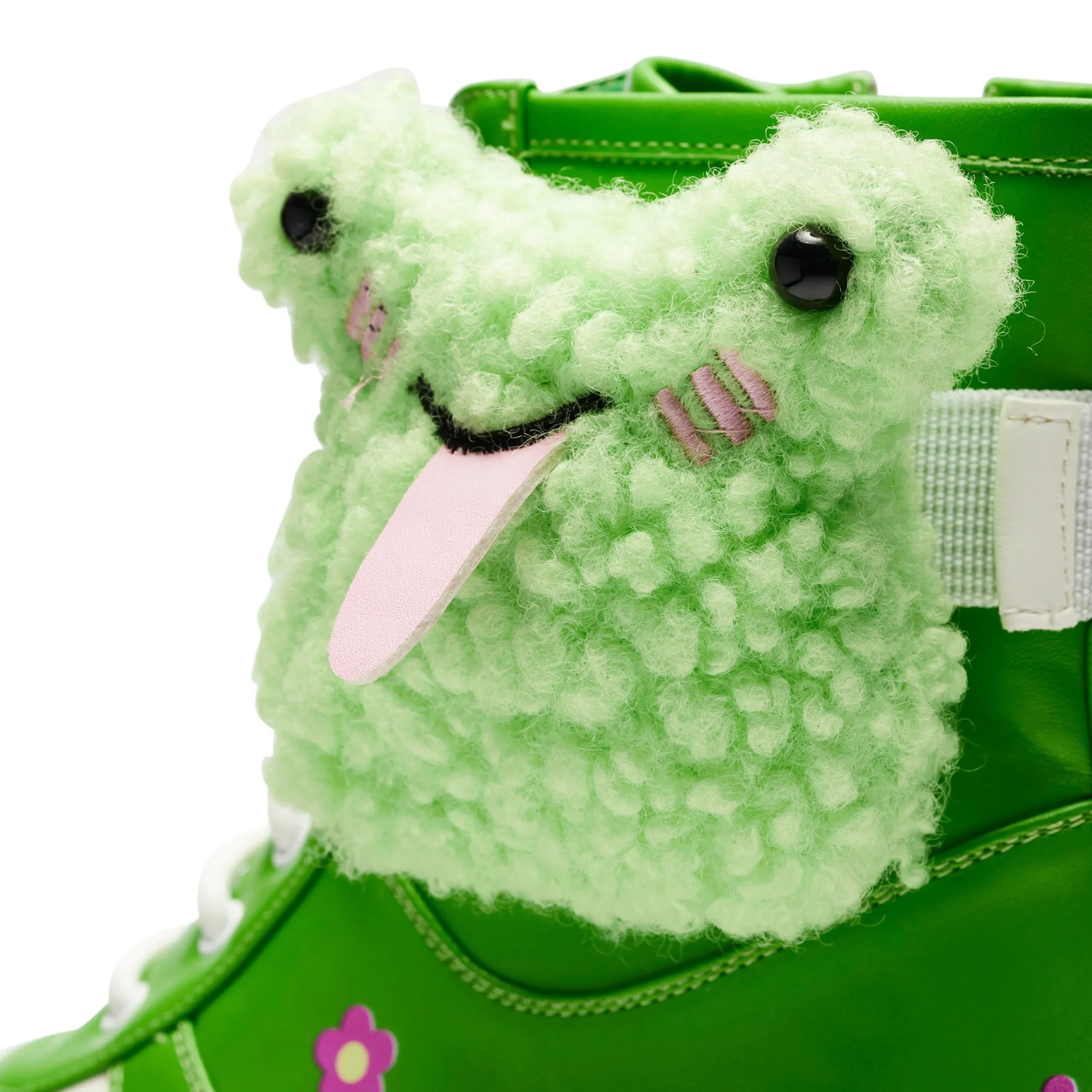 KOI footwear My Tongue Is Sticky Chunky Frog Boots - Green Store