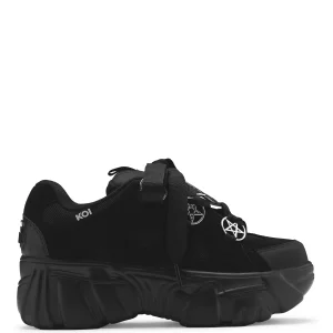 KOI footwear Necromancer Chunky Platform Trainers - Black Flash Sale