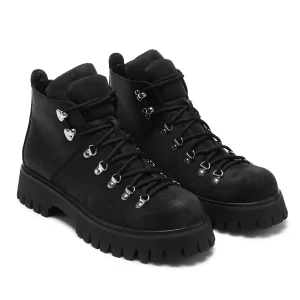 KOI footwear Nemisis Men's Lace Up Boots Black Discount