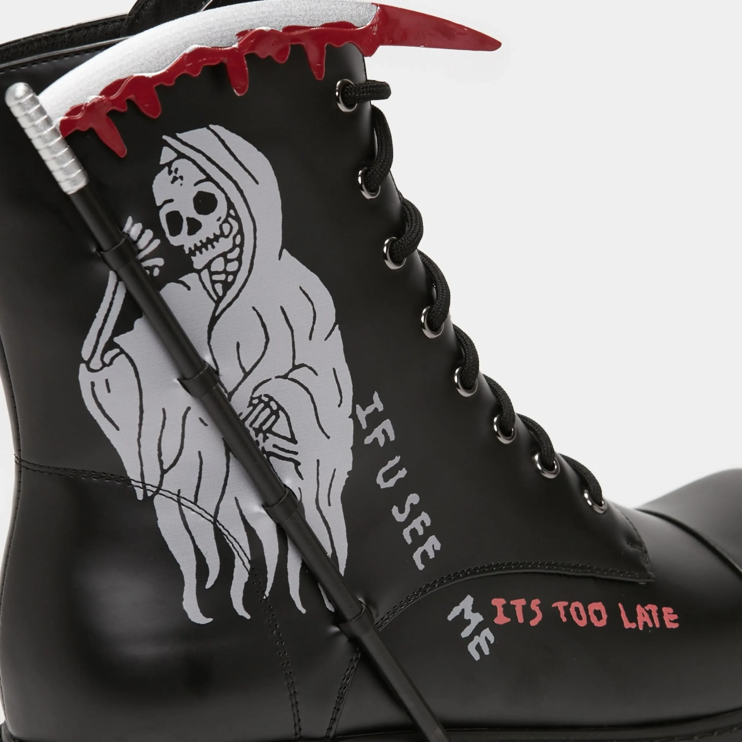 KOI footwear Nightwalker Scythe Boots Black Cheap