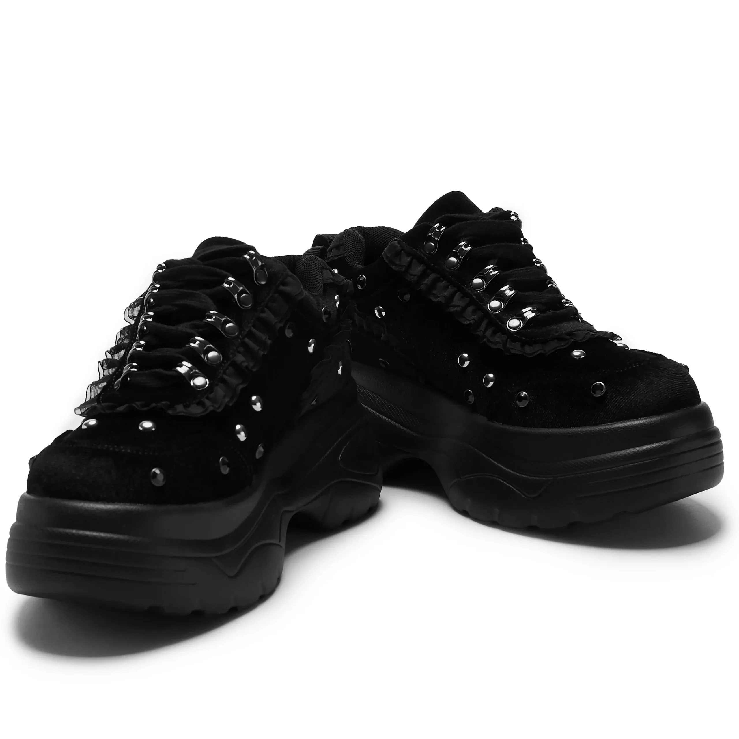 KOI footwear Olympic Coven Crest Midnight Chunky Trainers Black Outlet