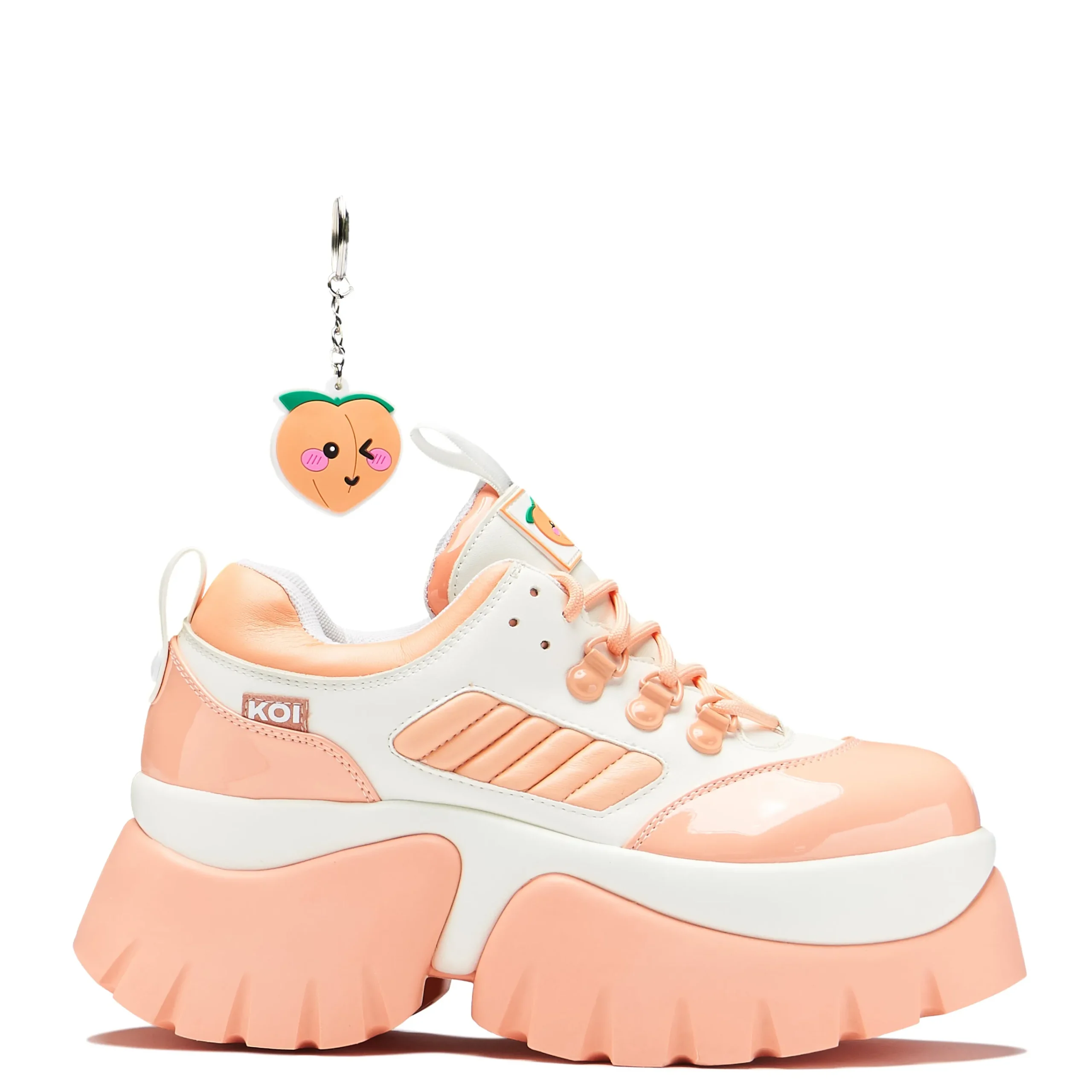 KOI footwear Peach Iced Tea Trainers Orange Online