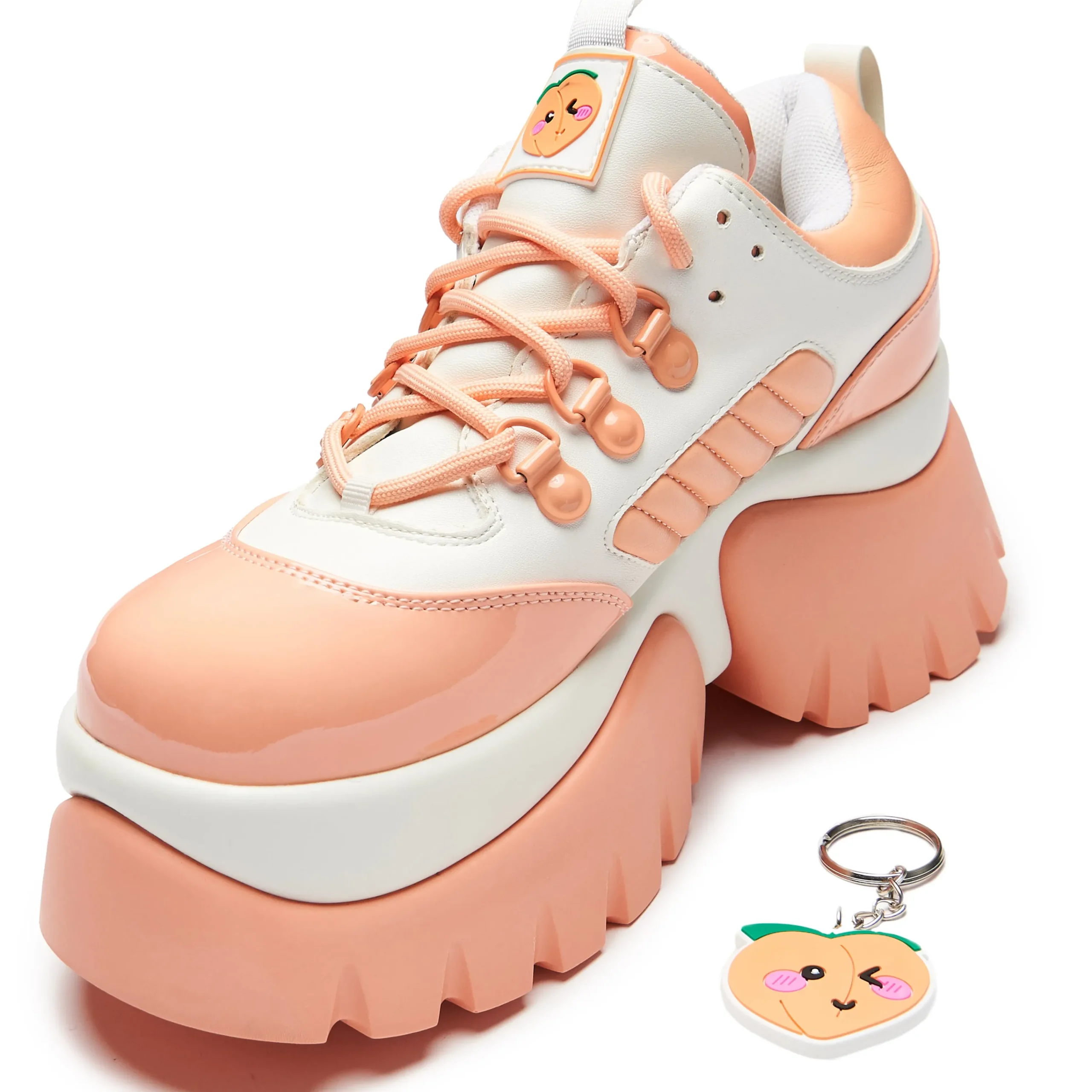 KOI footwear Peach Iced Tea Trainers Orange Online