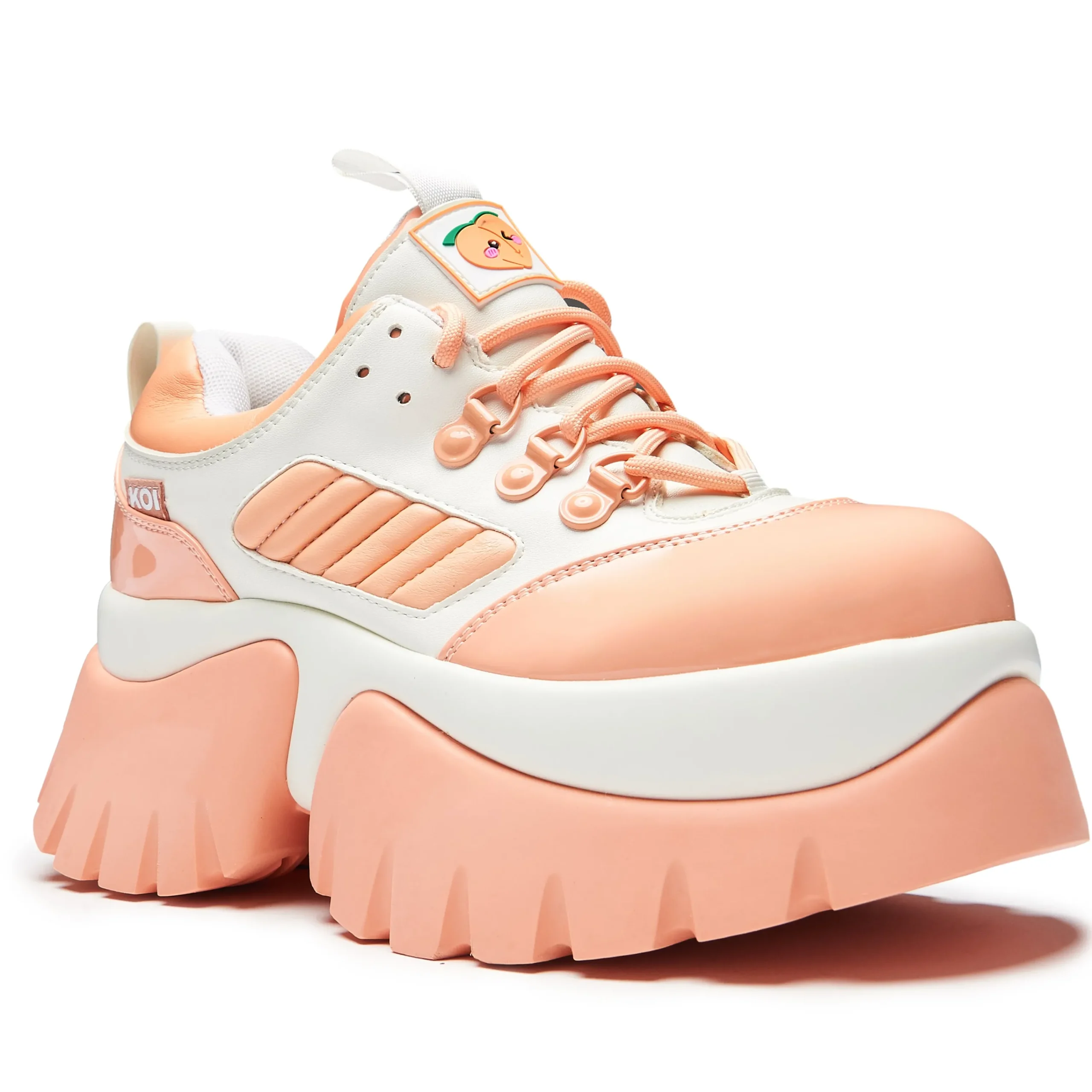 KOI footwear Peach Iced Tea Trainers Orange Online