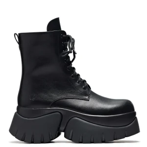 KOI footwear Rancor Lace up 'Monster' Boots Black Flash Sale