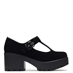 KOI footwear Sai Mary Jane Shoes 'Suede Edition' Black Hot
