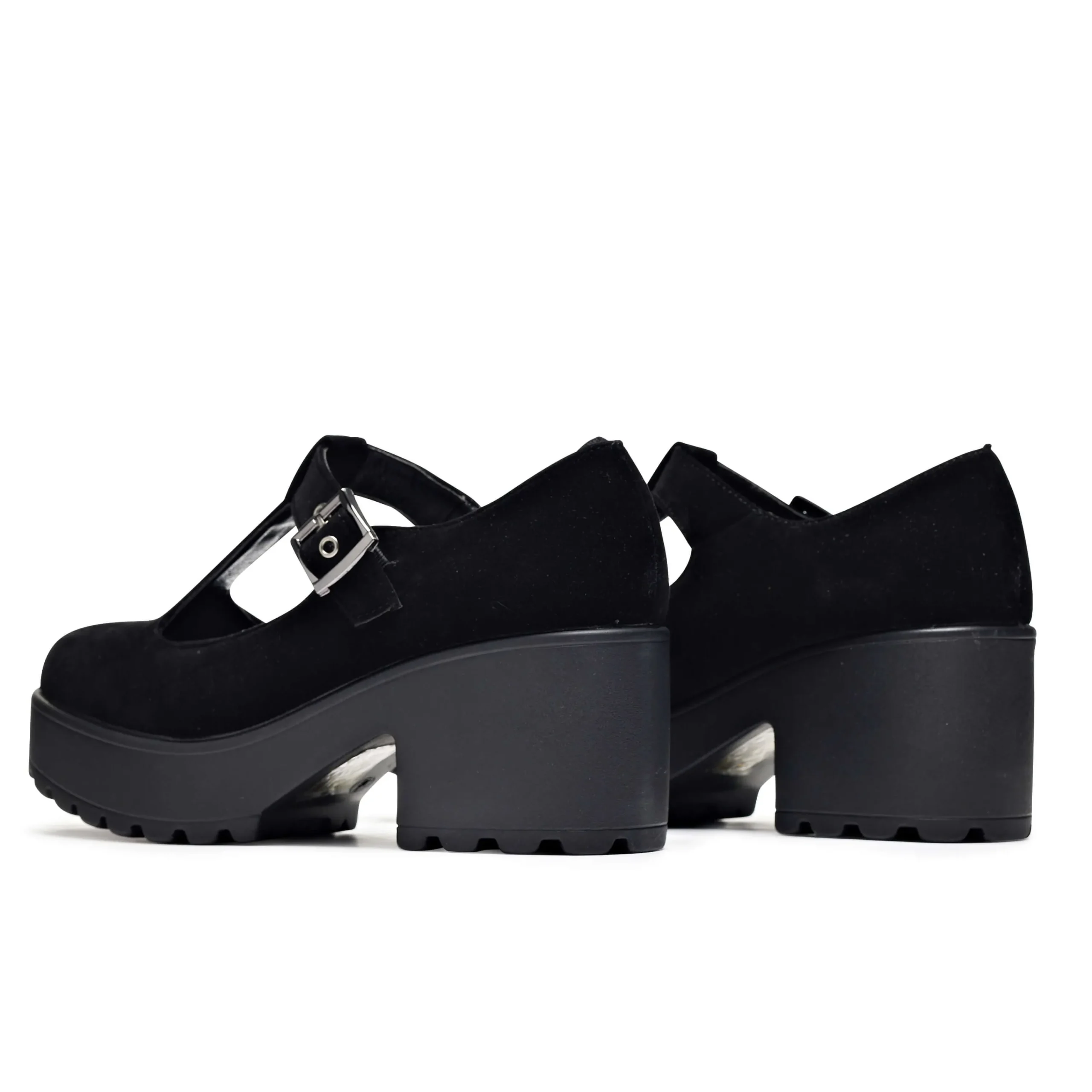KOI footwear Sai Mary Jane Shoes 'Suede Edition' Black Hot