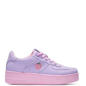 KOI footwear Sweet Strawberry Platform Trainers Purple Best