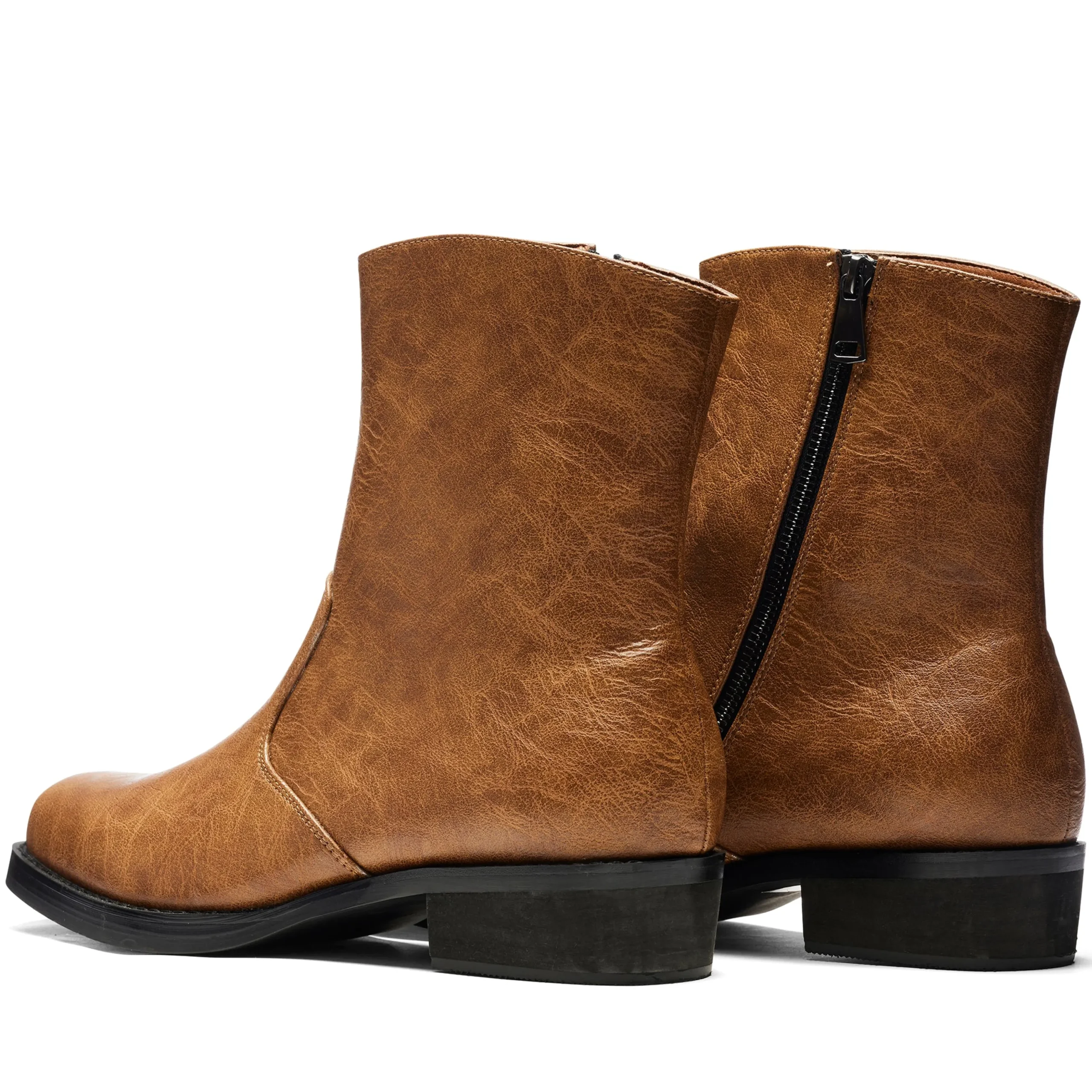 KOI footwear The Cavalry Men's Heeled Cowboy Boots - Fade Brown Store