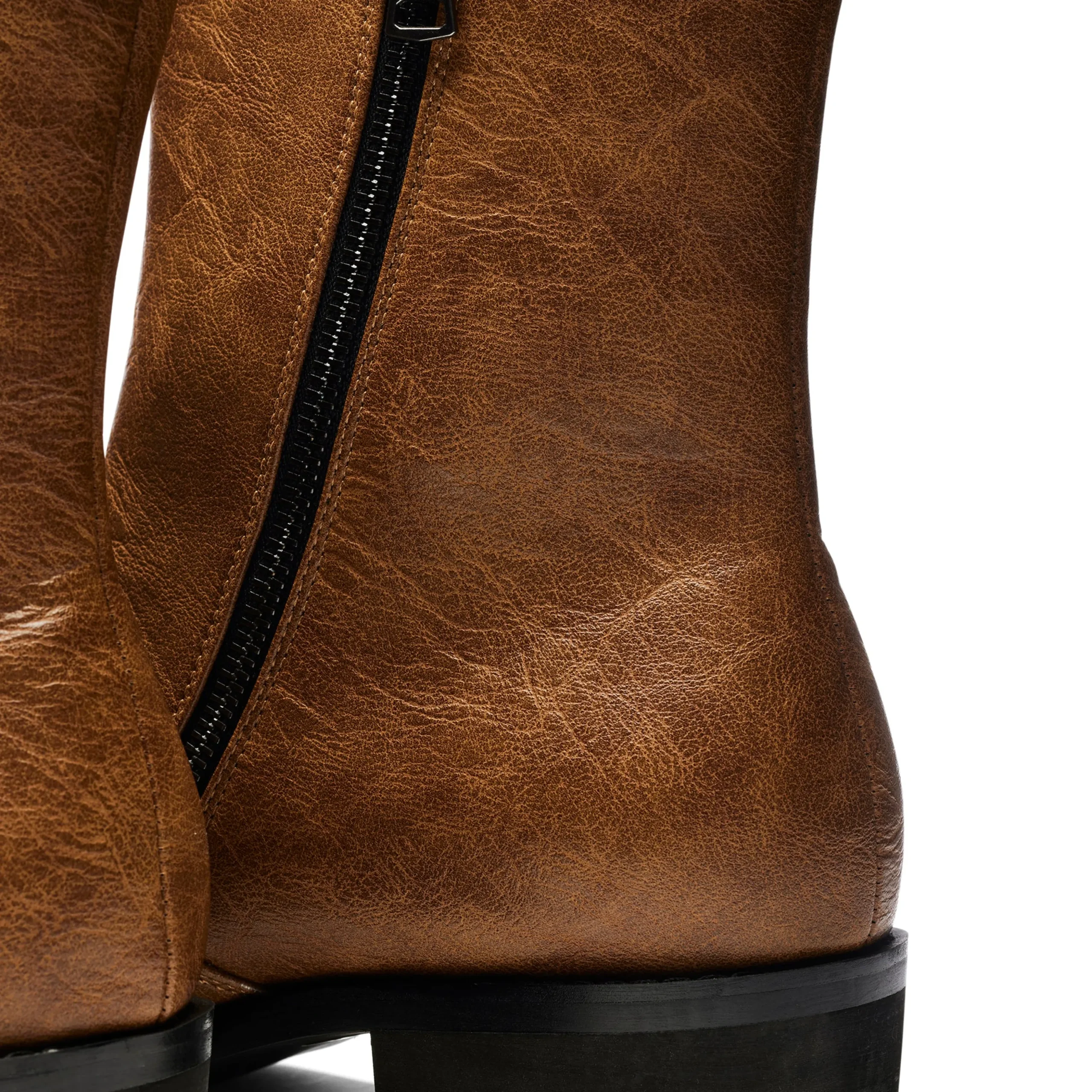 KOI footwear The Cavalry Men's Heeled Cowboy Boots - Fade Brown Store