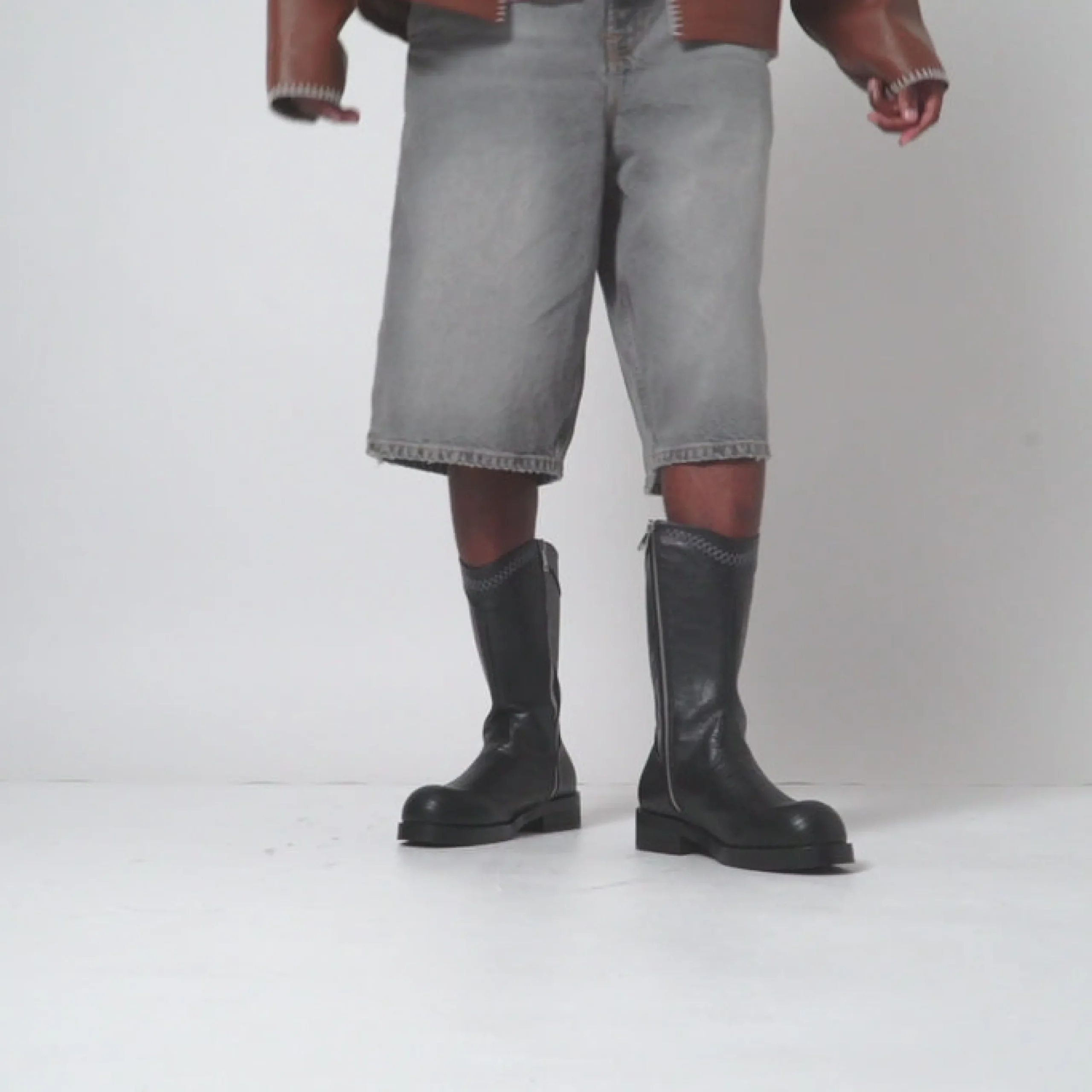 KOI footwear The Last Courtship Men's Ornate Stacked Cowboy Boots - Lizard Black Sale