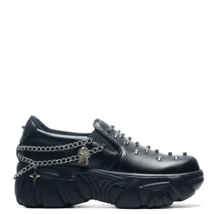 KOI footwear The Summoner Mystic Charm Chunky Slip Ons - Black Best