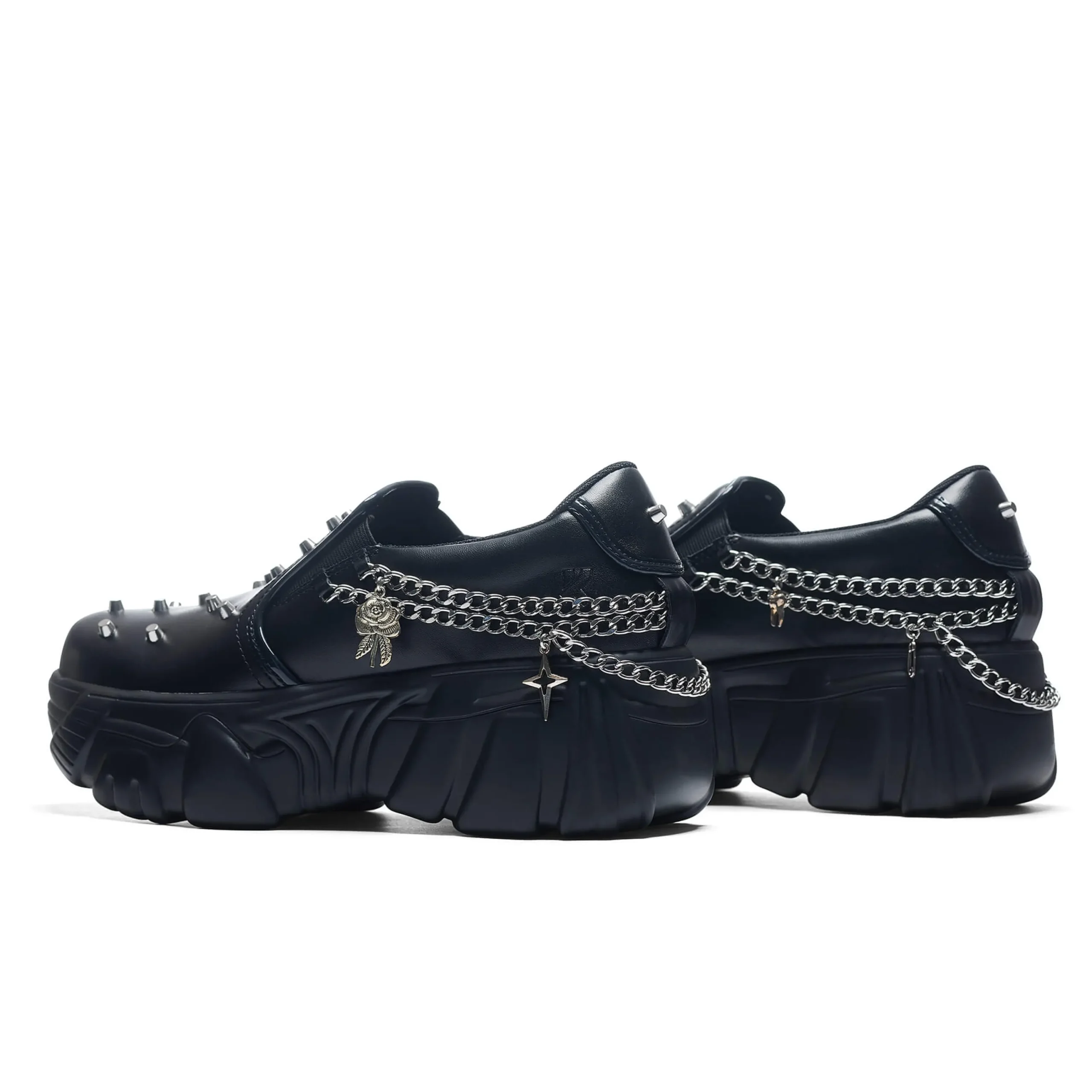 KOI footwear The Summoner Mystic Charm Chunky Slip Ons - Black Best