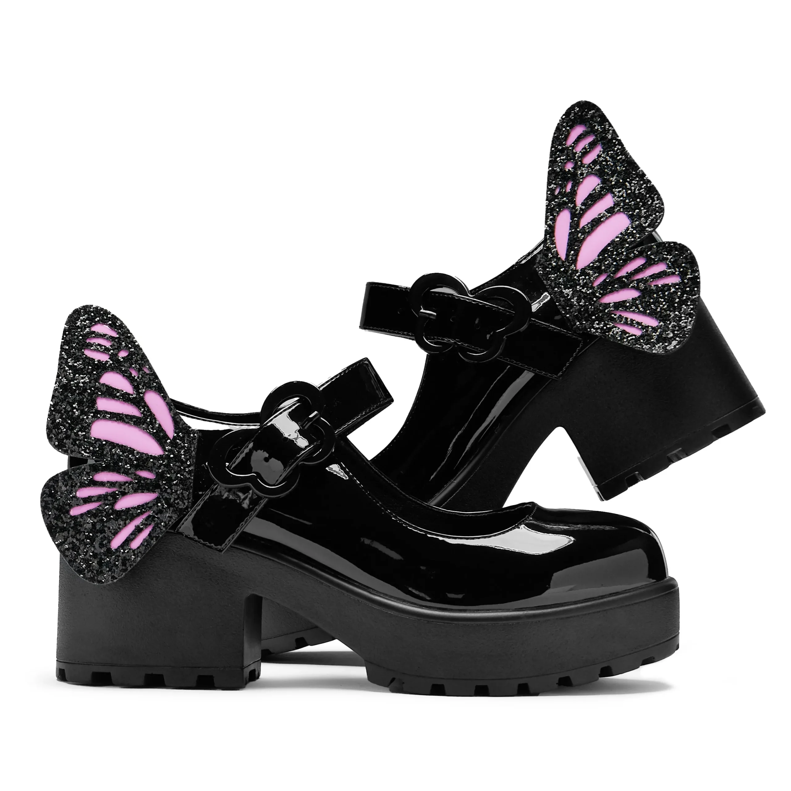 KOI footwear Tira Mary Janes ‘ Evil Fairy Edition’ Black Outlet