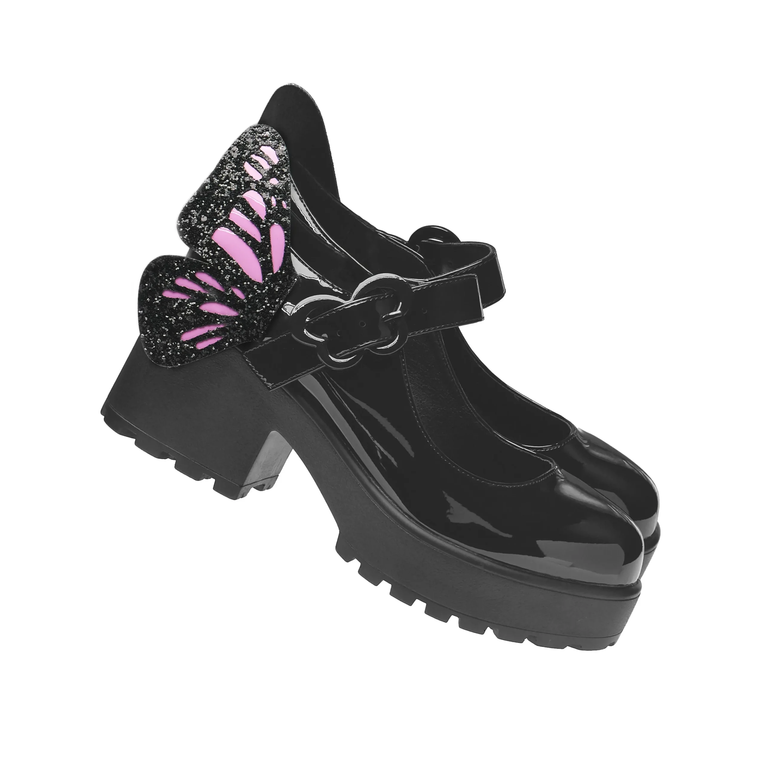 KOI footwear Tira Mary Janes ‘ Evil Fairy Edition’ Black Outlet