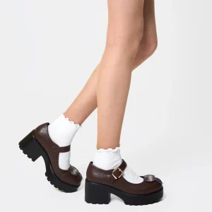 KOI footwear Tira Mary Jane Shoes - ‘Shapechanger Edition’ Brown New