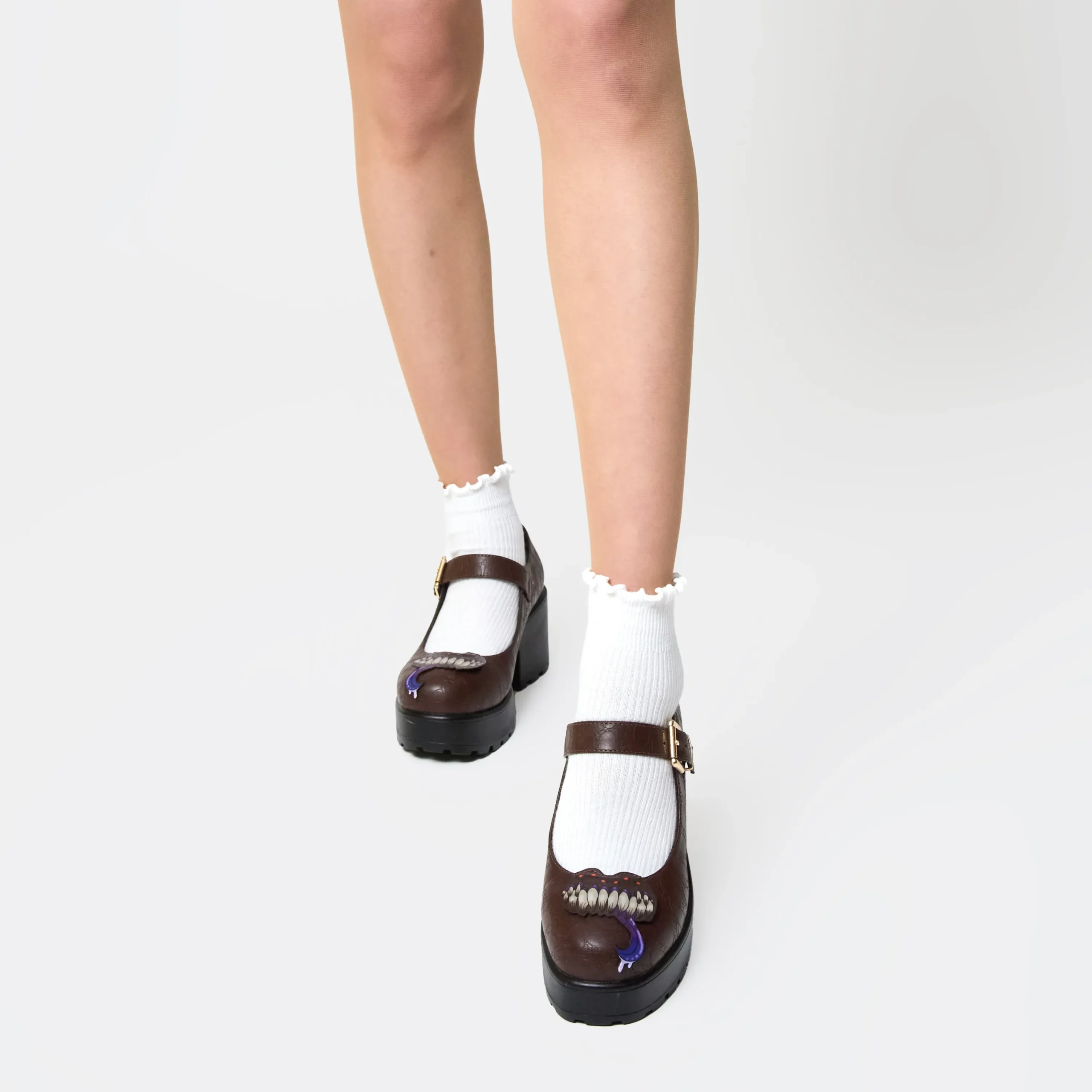 KOI footwear Tira Mary Jane Shoes - ‘Shapechanger Edition’ Brown New