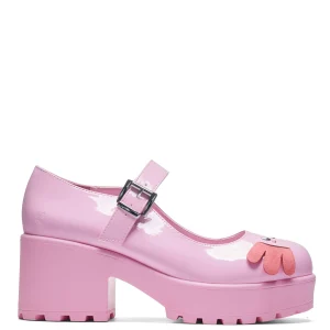 KOI footwear Tira Mary Jane Shoes 'Aztec Axolotl Edition' Pink Clearance